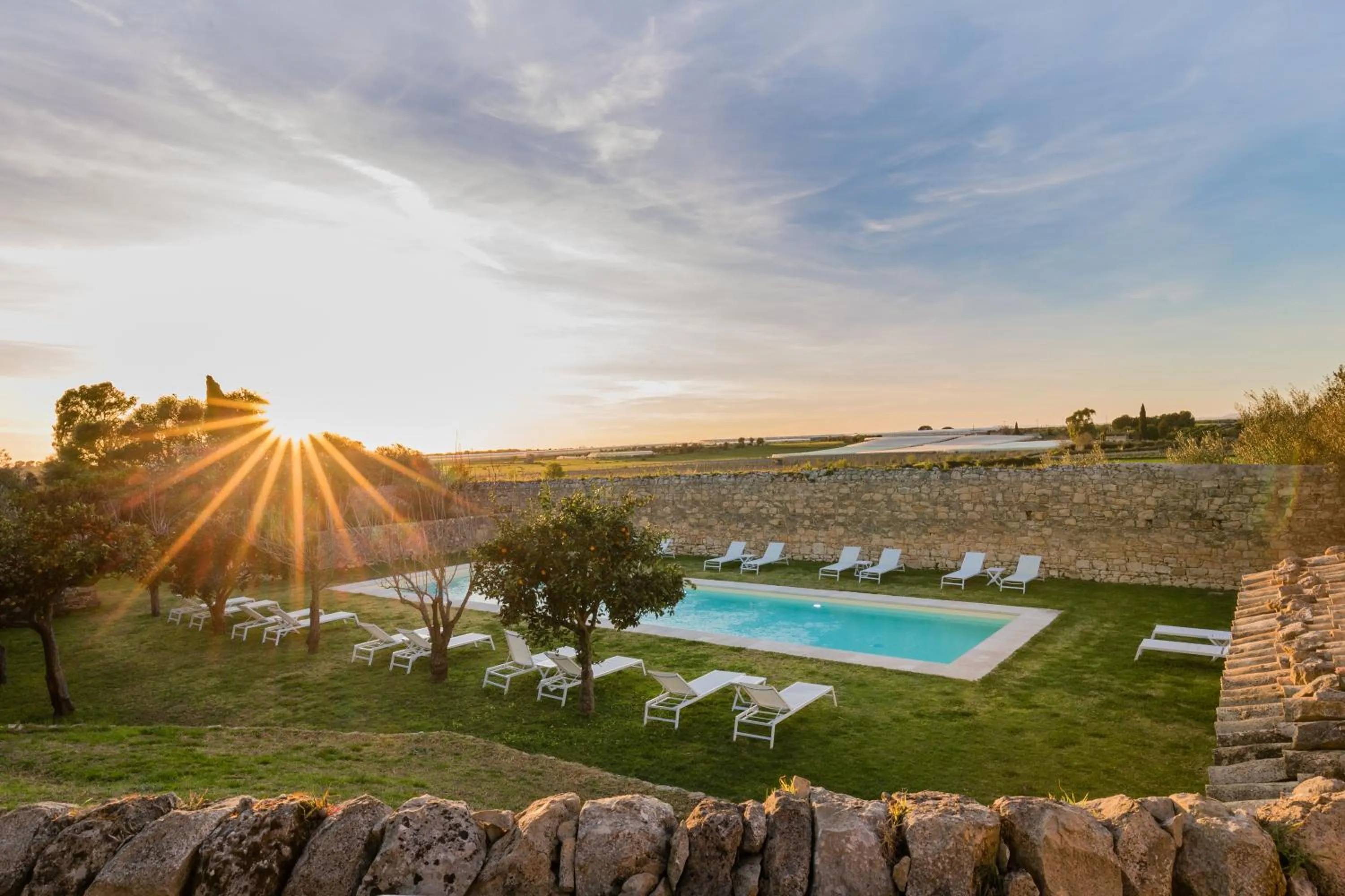 Swimming pool in Baglio Occhipinti