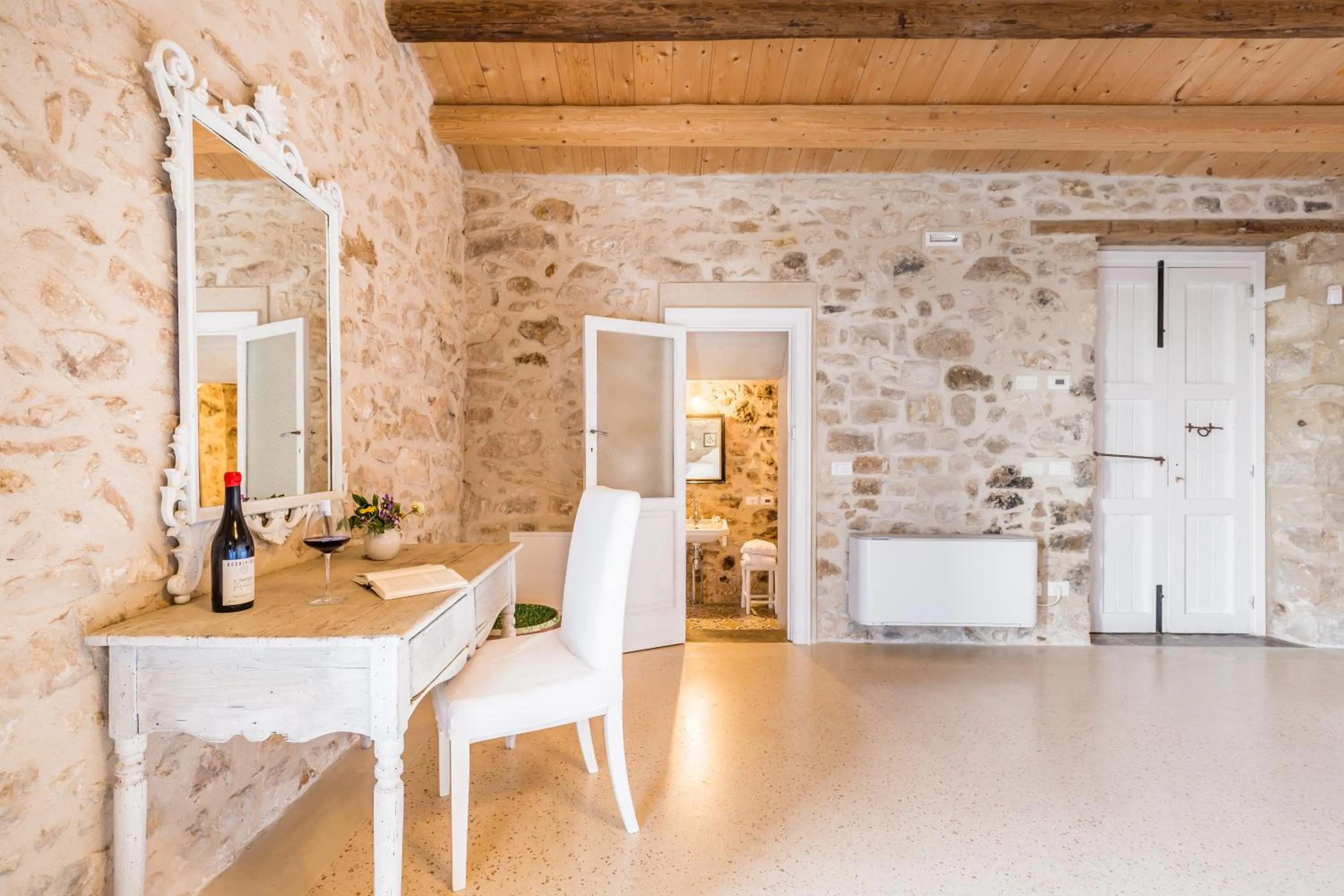 Living room in Baglio Occhipinti