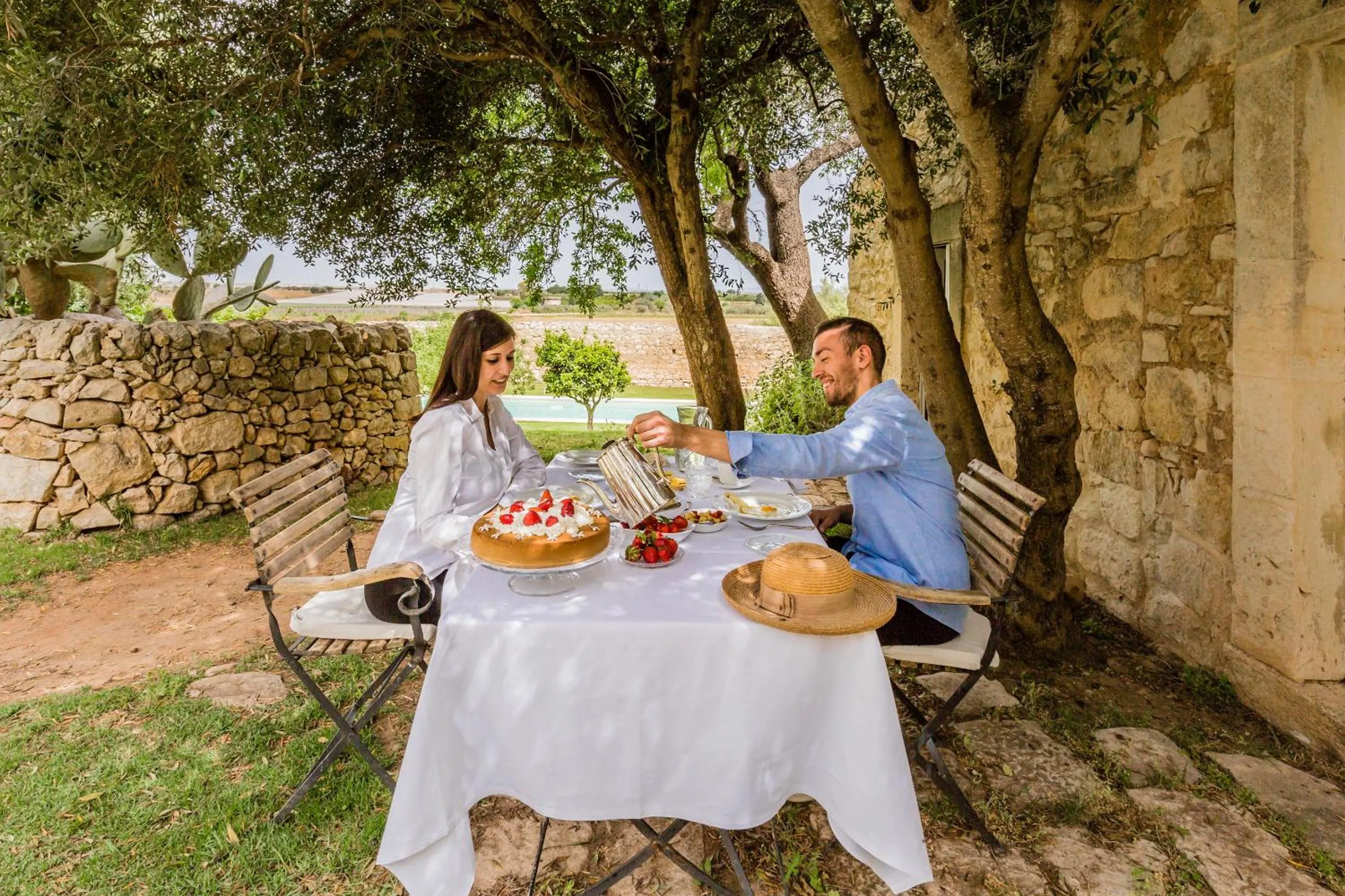 Food and drinks in Baglio Occhipinti