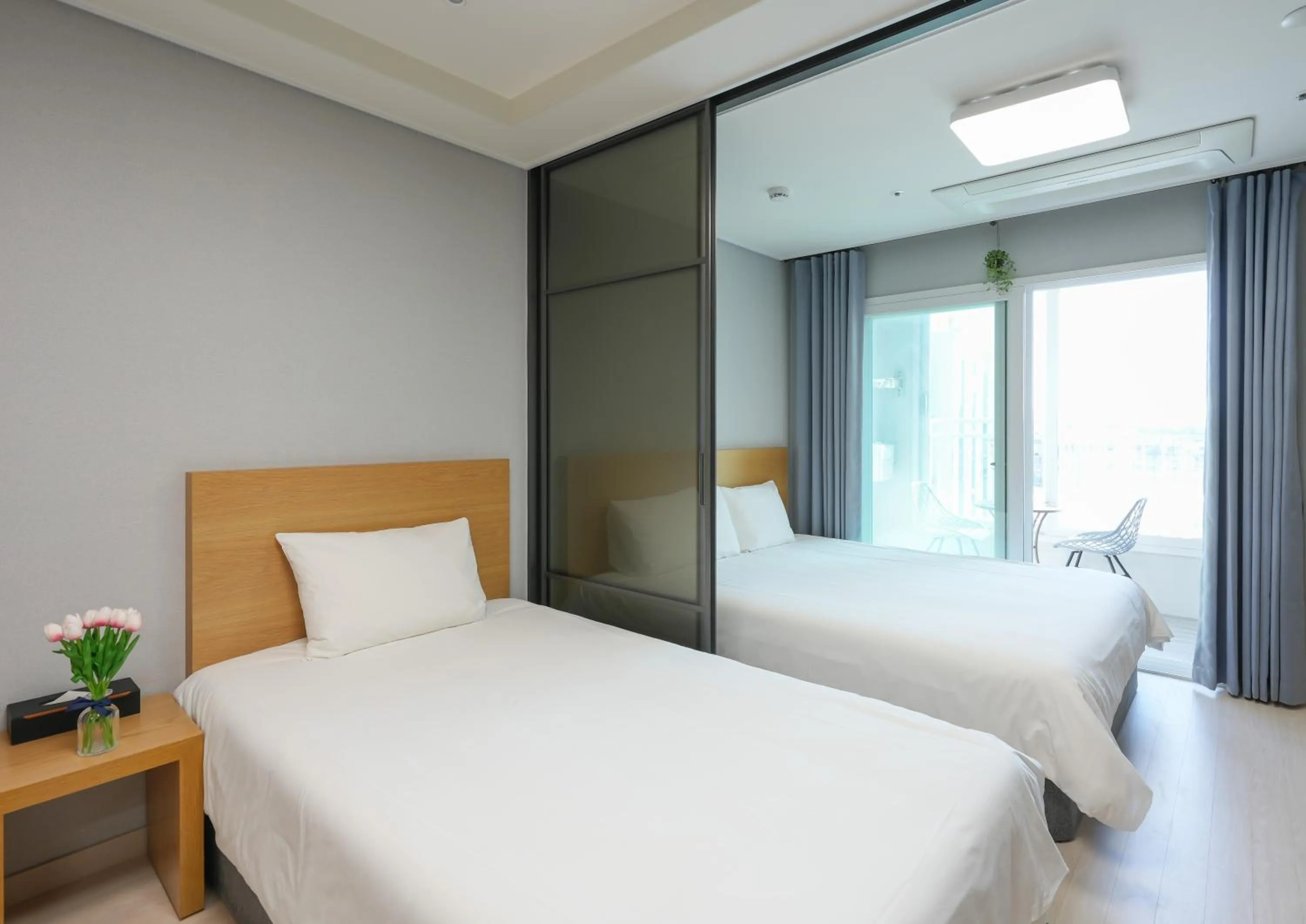 Bed in Firstcity Hotel YEOSU