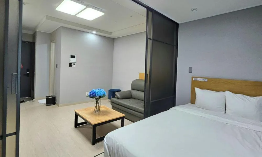 Bed in Firstcity Hotel YEOSU