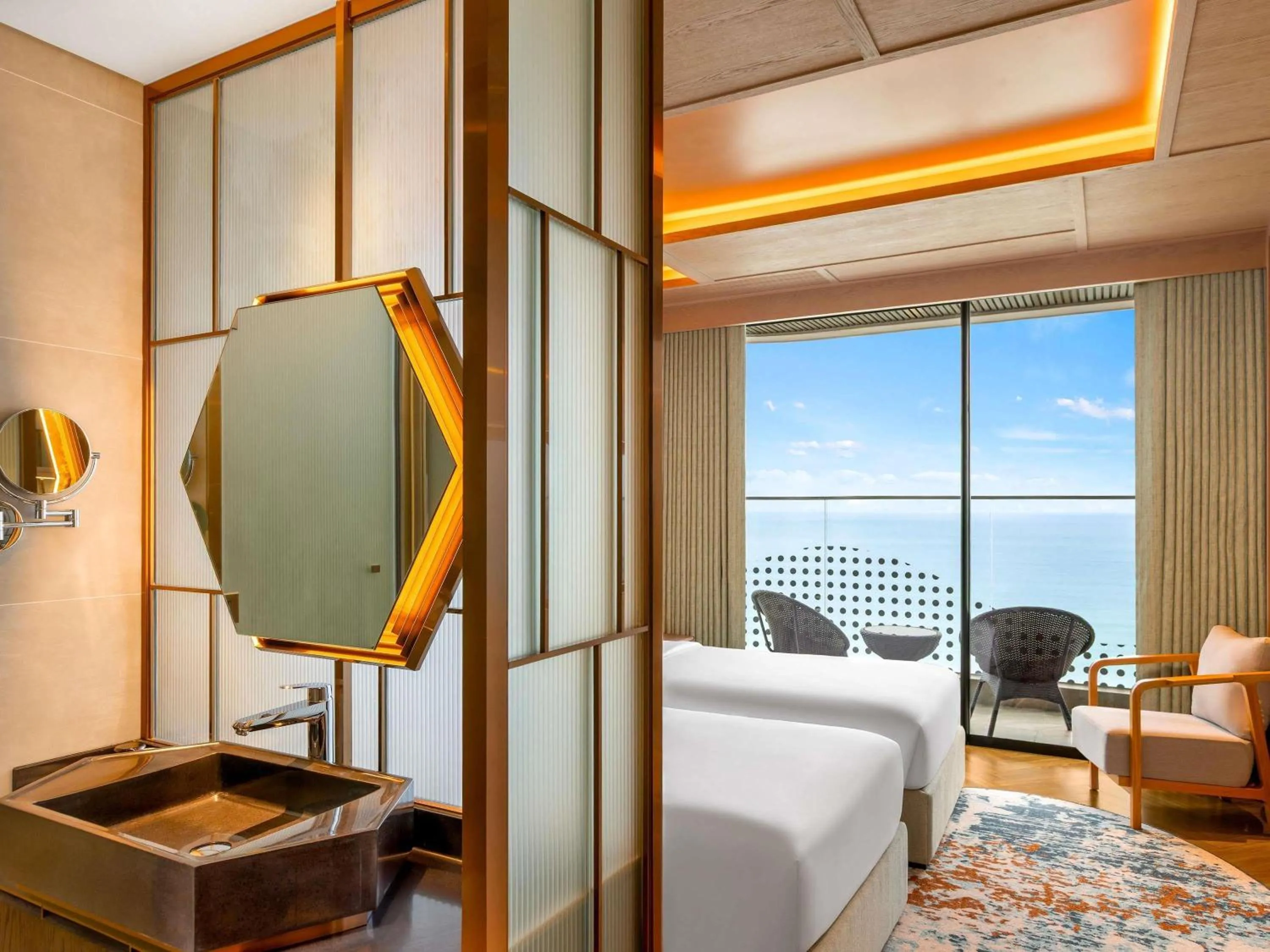 Bedroom, Bed in The Morning Glow - Handwritten Collection