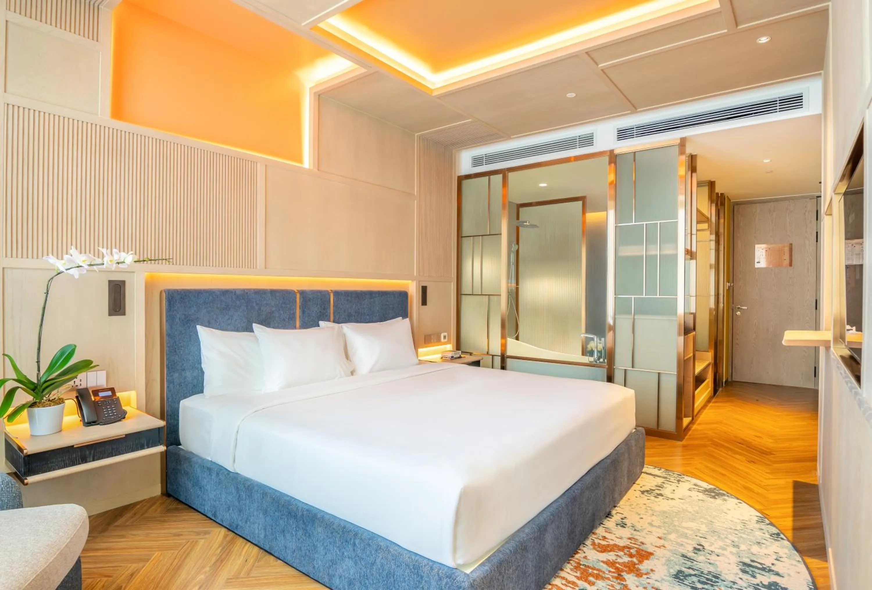 Bedroom, Bed in The Morning Glow - Handwritten Collection