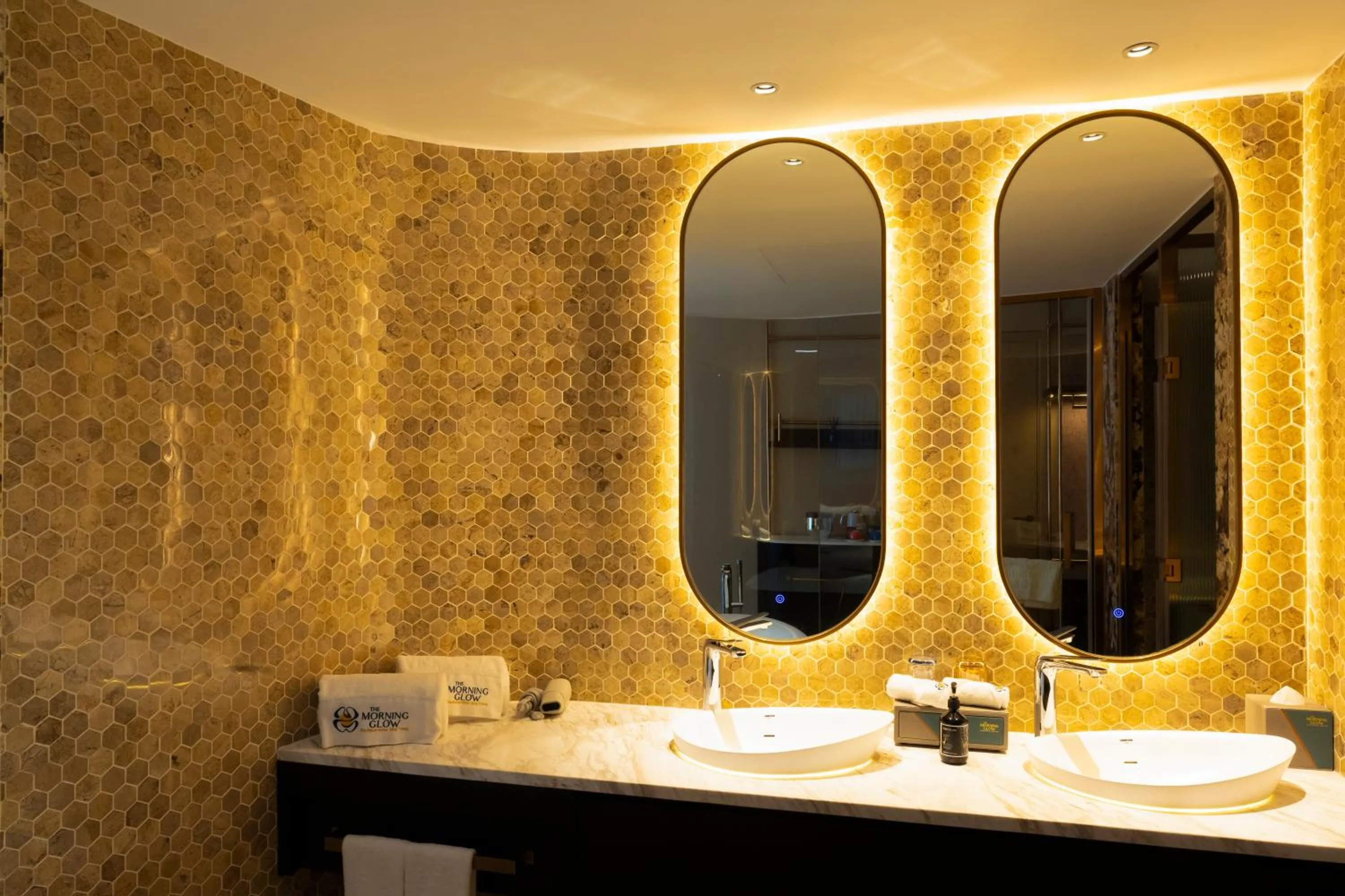 Bathroom in The Morning Glow - Handwritten Collection