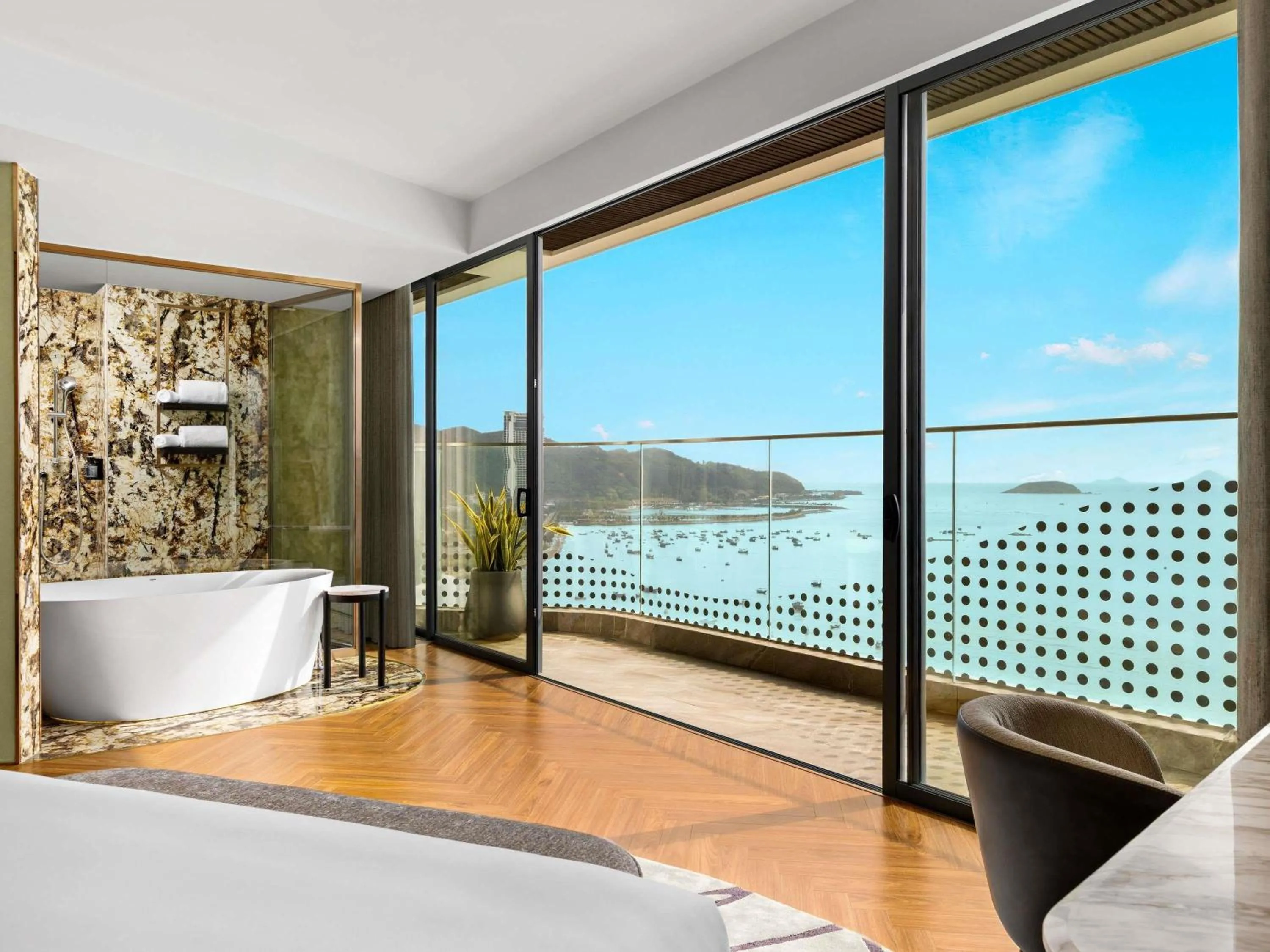 Bedroom, Bed in The Morning Glow - Handwritten Collection