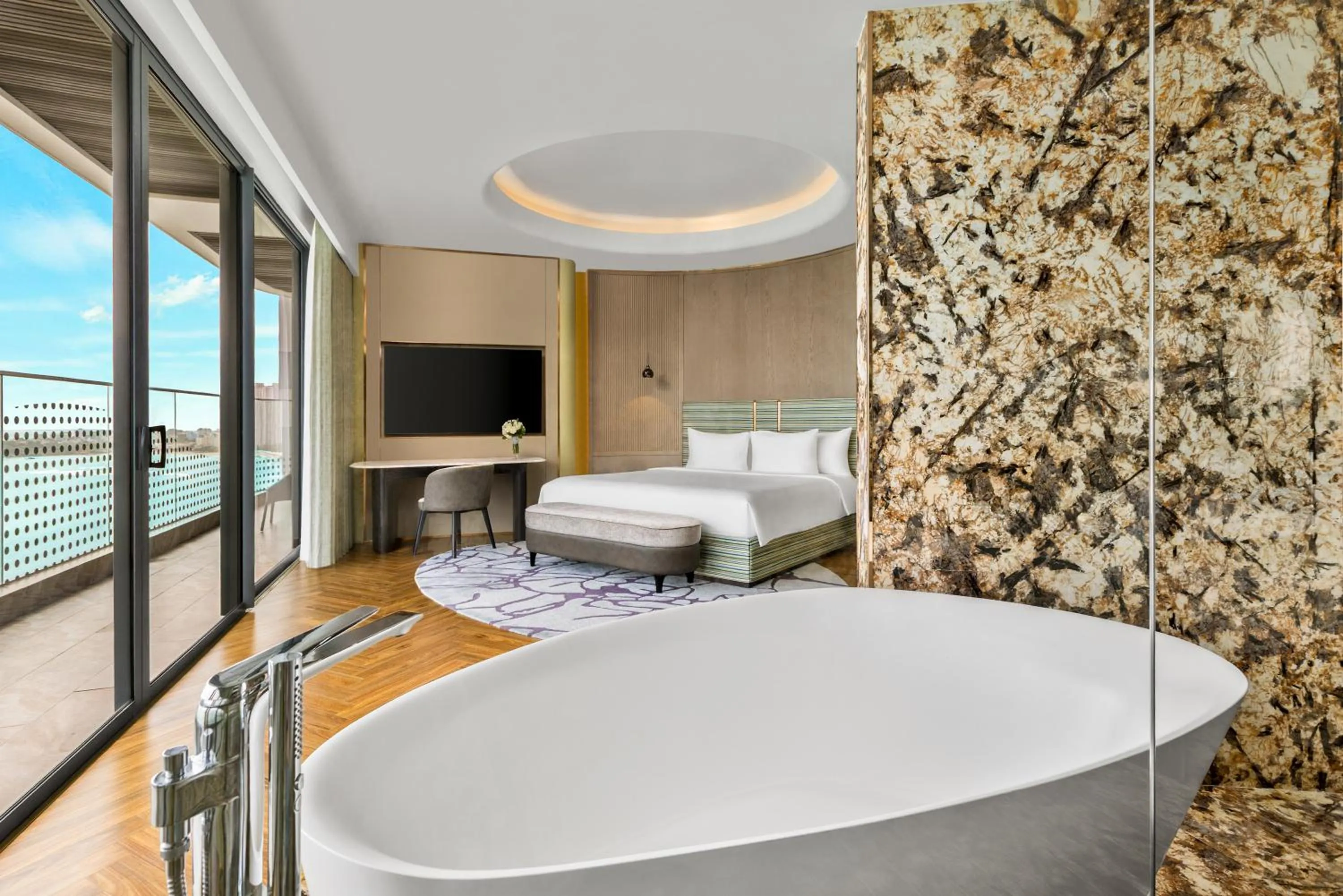 Shower, Bed in The Morning Glow - Handwritten Collection