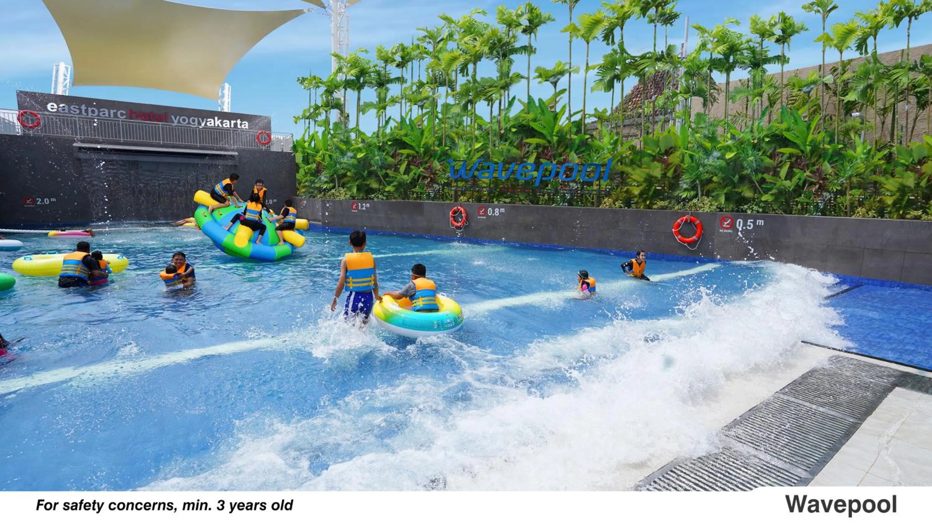Aqua park in Eastparc Hotel Yogyakarta
