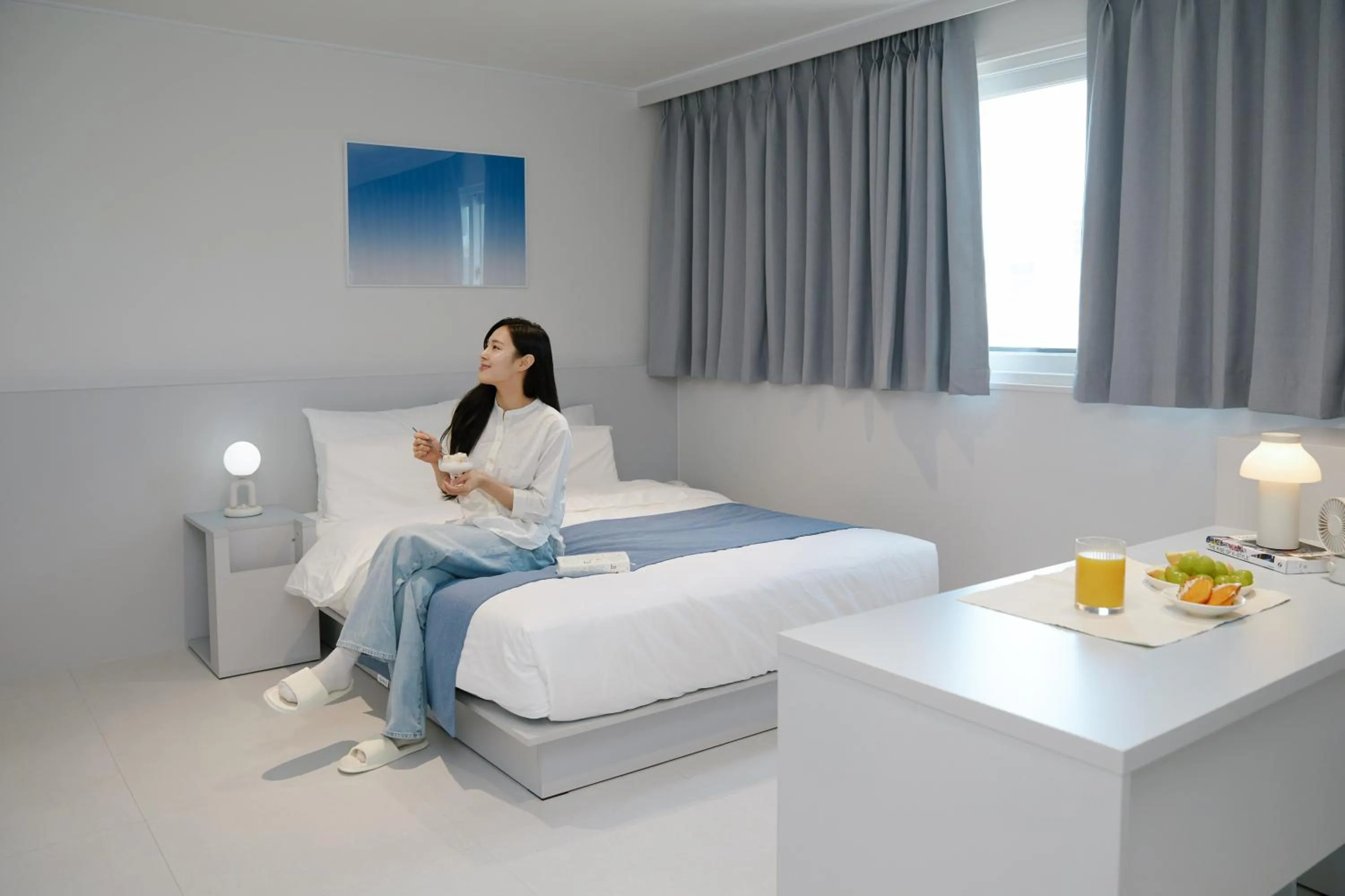 Bed in Anook Air Hotel Gapyeong