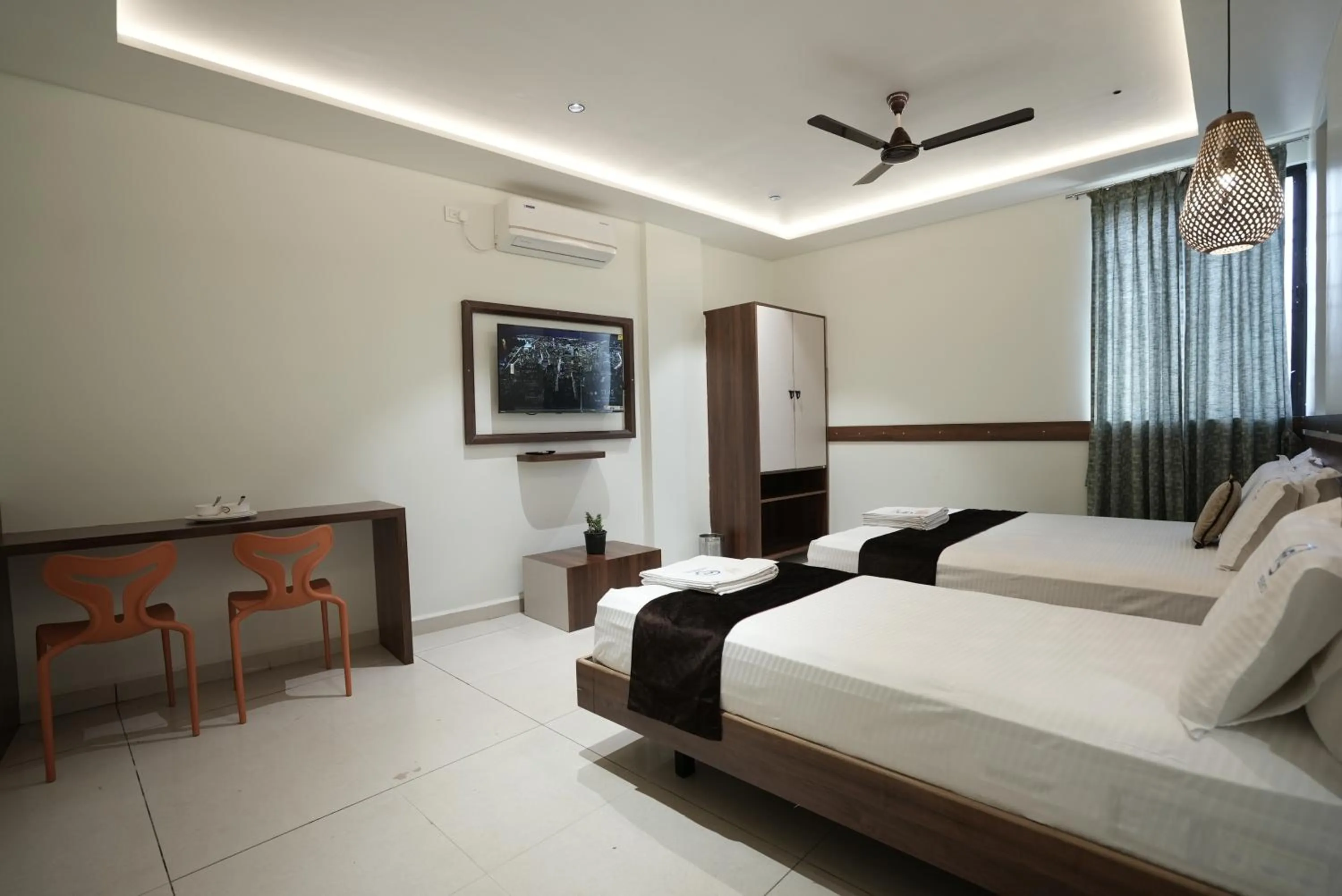 TV and multimedia, Bed in M R Residency Belagavi