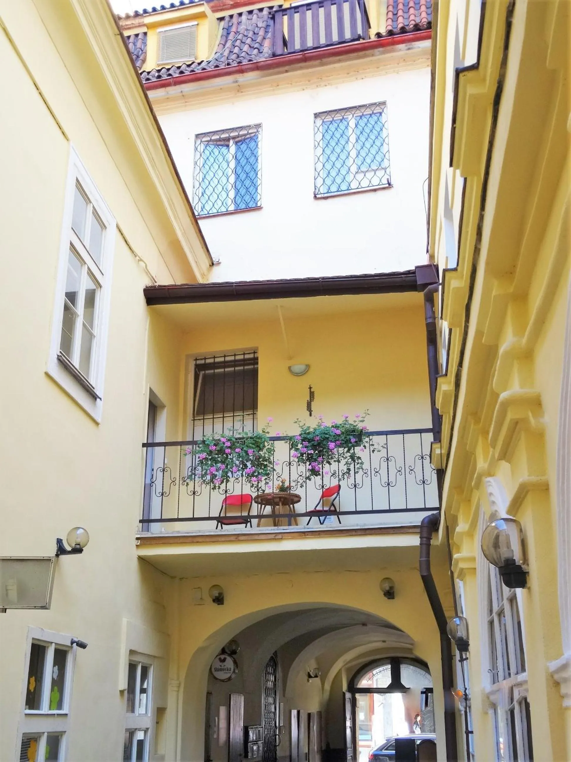 Facade/entrance in Hotel U dvou zlatých klíčů