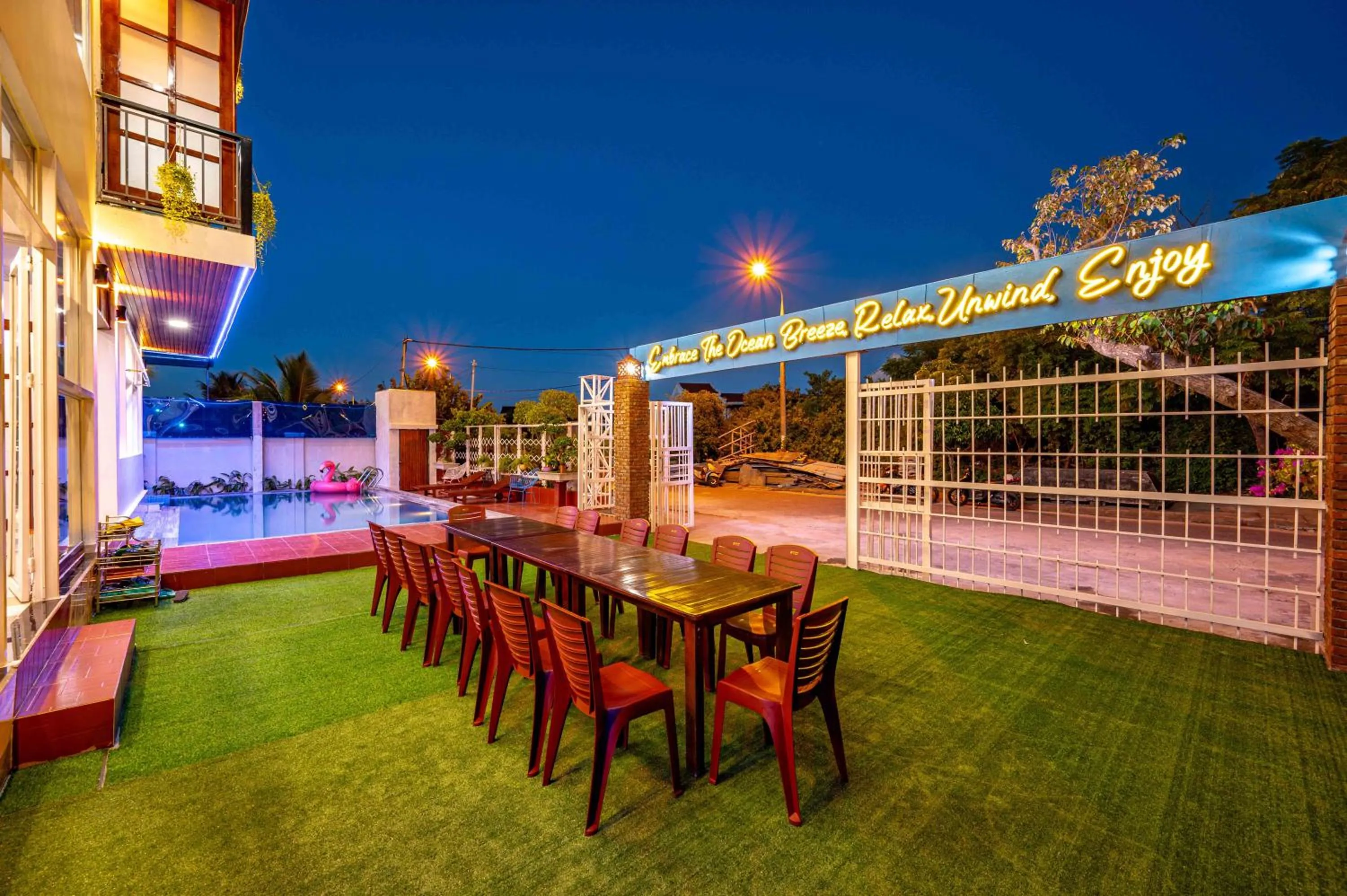 Patio in Hestia HaMy Beach House