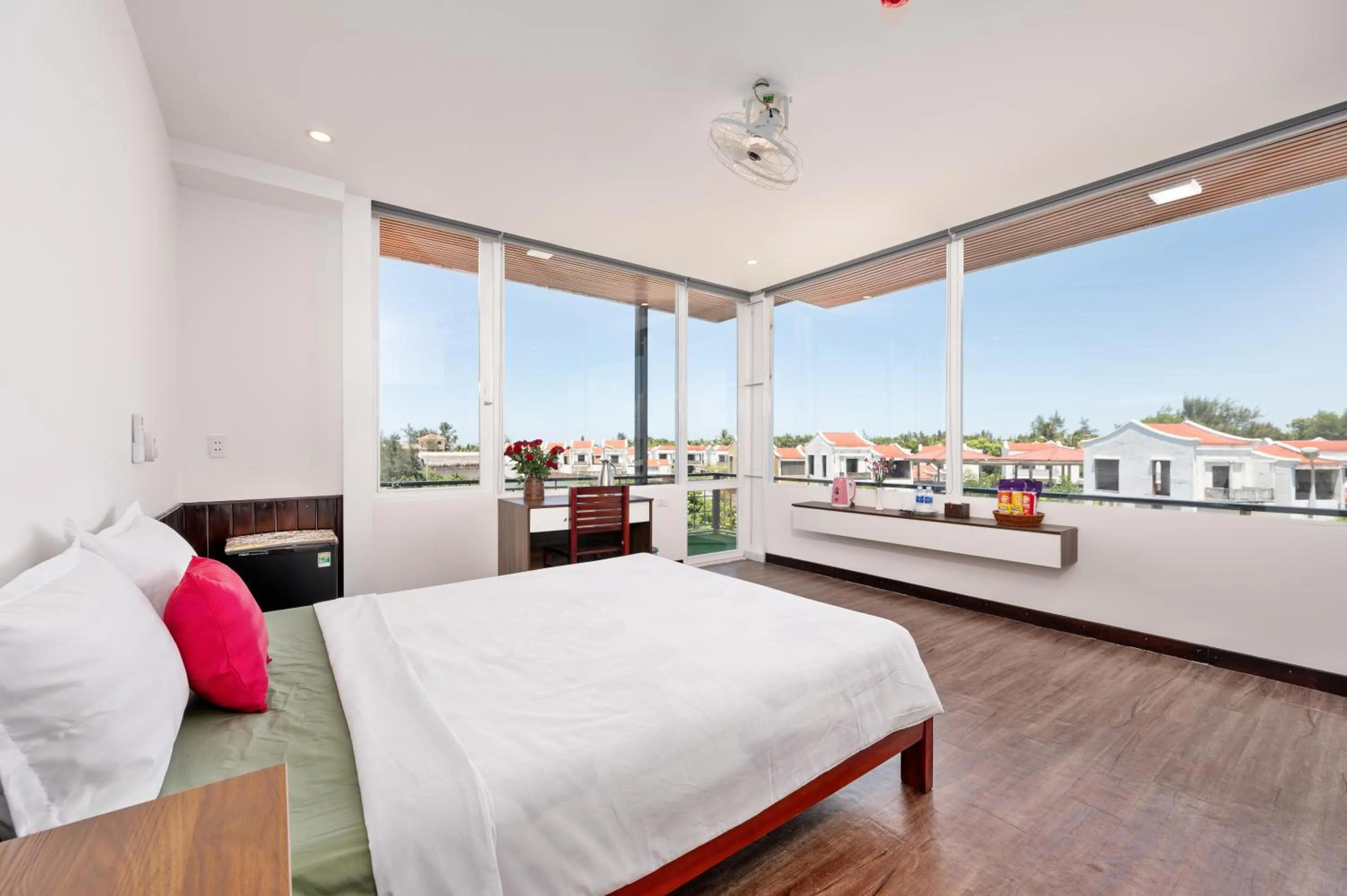 Bed in Hestia HaMy Beach House