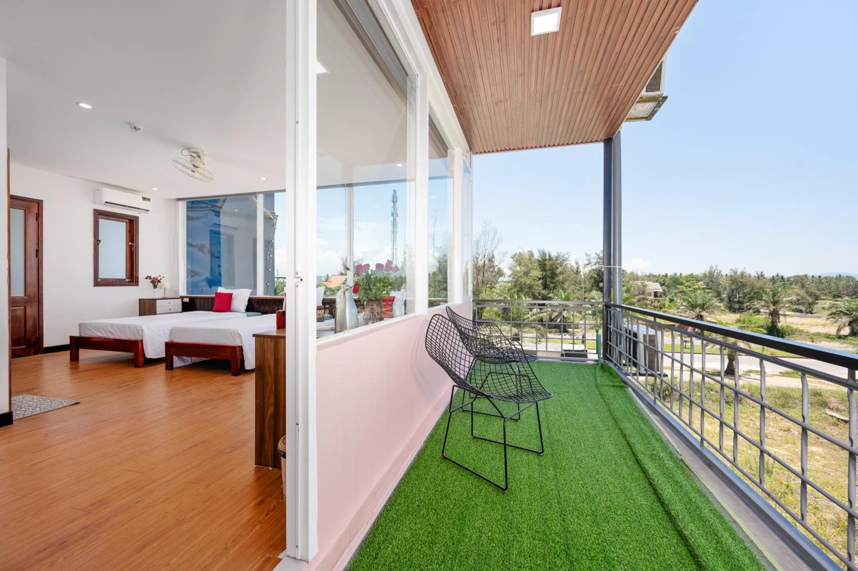 Bed in Hestia HaMy Beach House