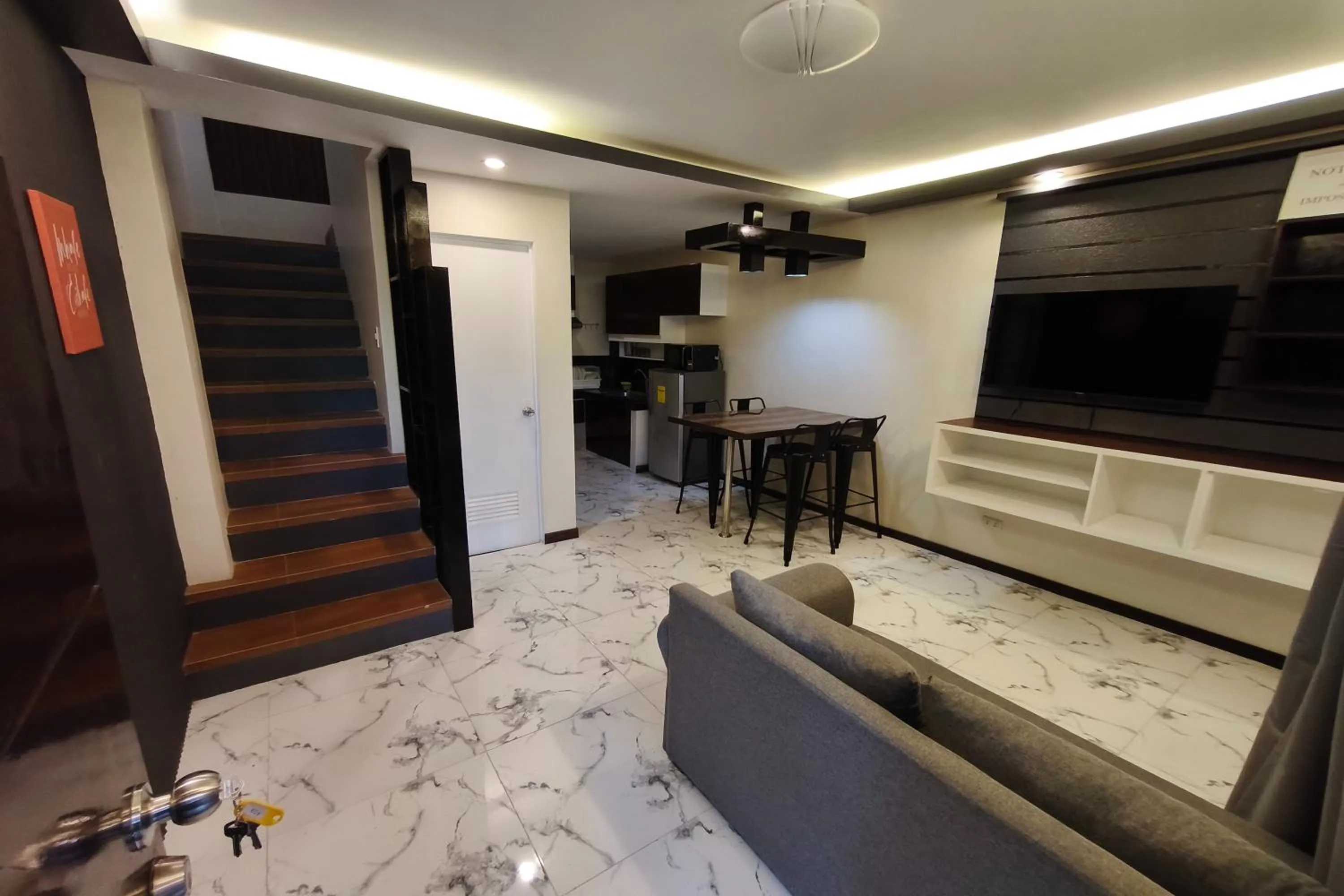 Seating area in Ecoland 88 Apartelle and Suite near SM Davao