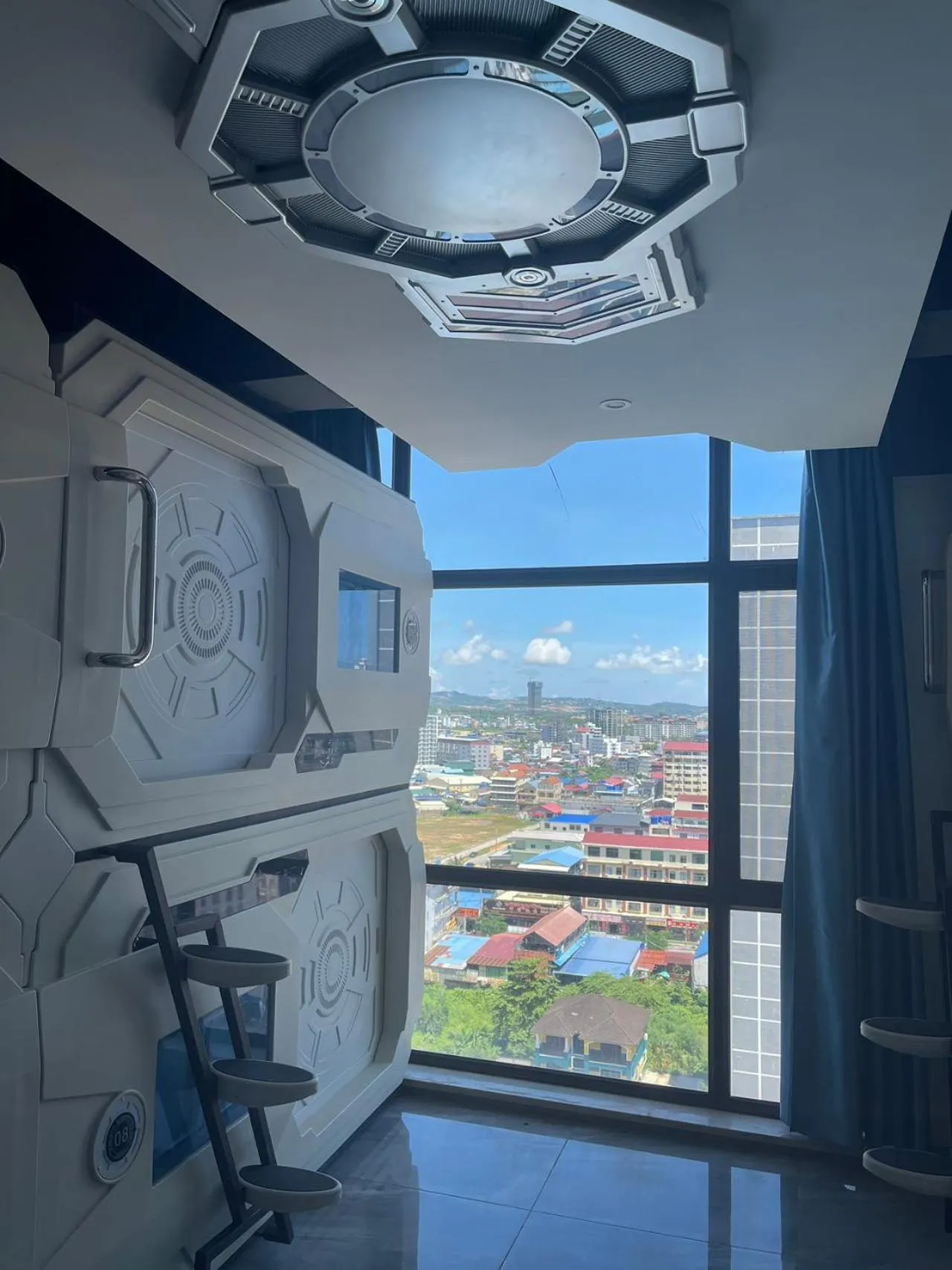 View (from property/room) in Jianpuke Space Capsule Backpacker Hostel