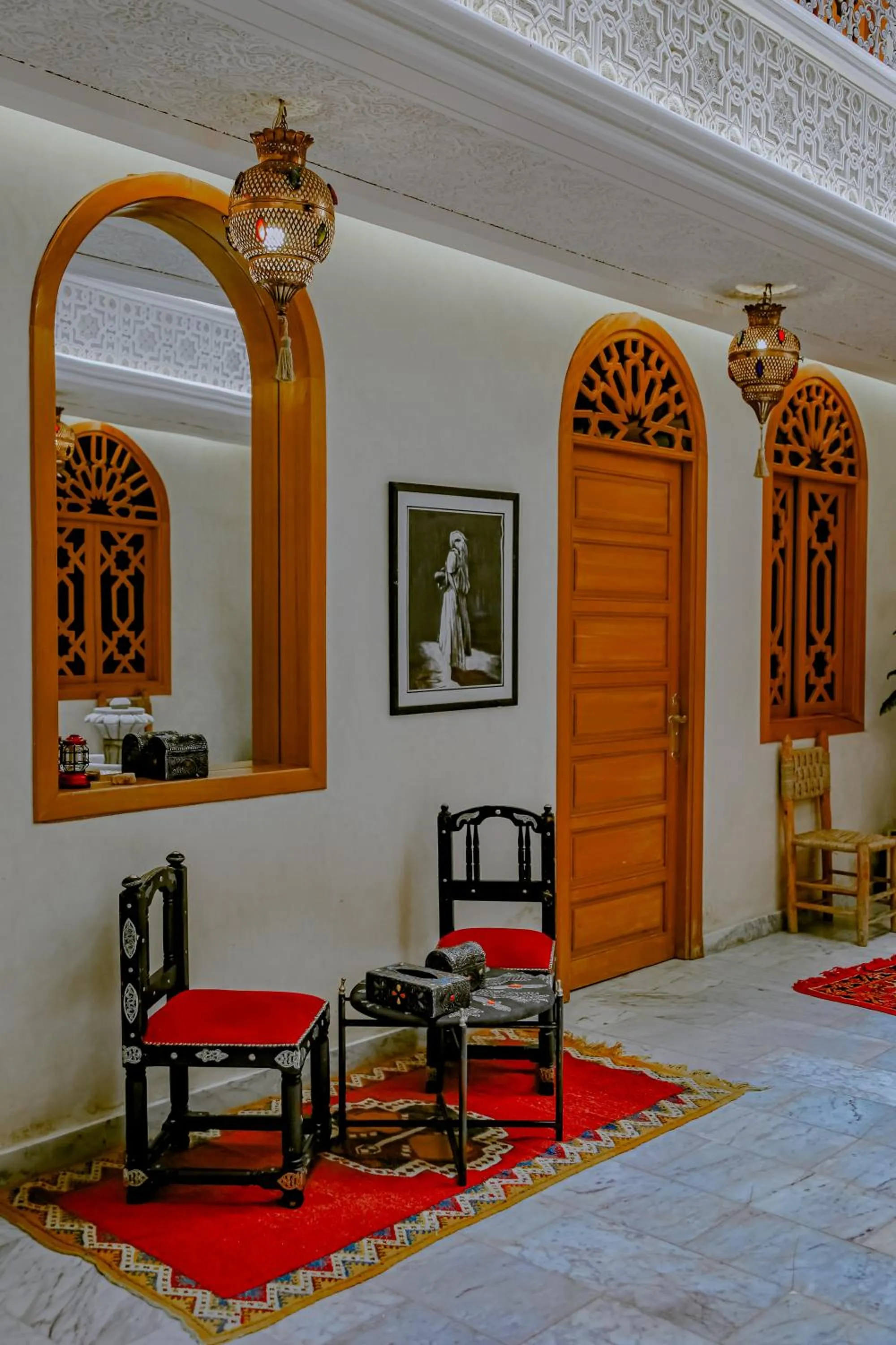 Seating area in Riad Tislite & SPA