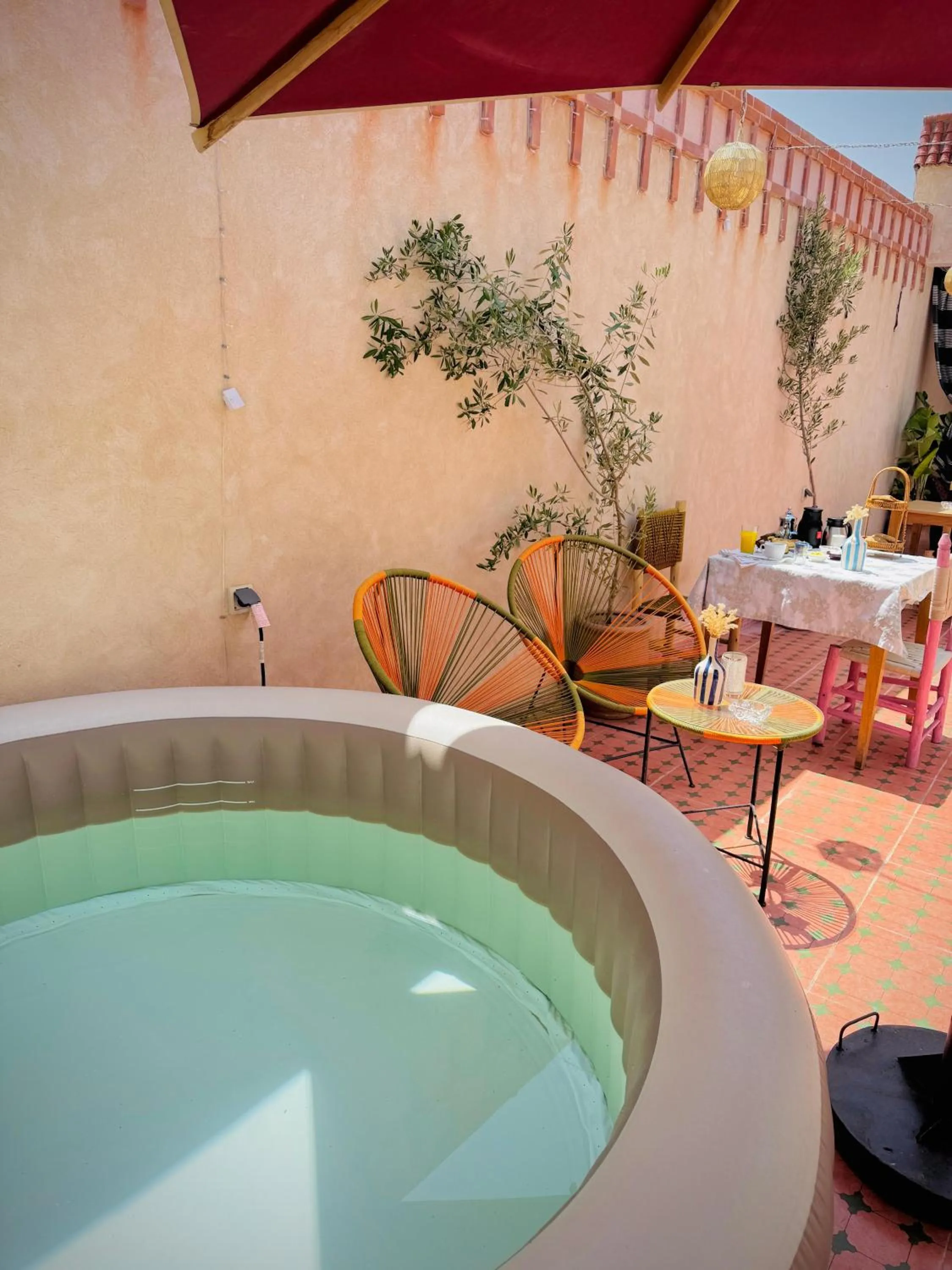 Patio in Riad Tislite & SPA