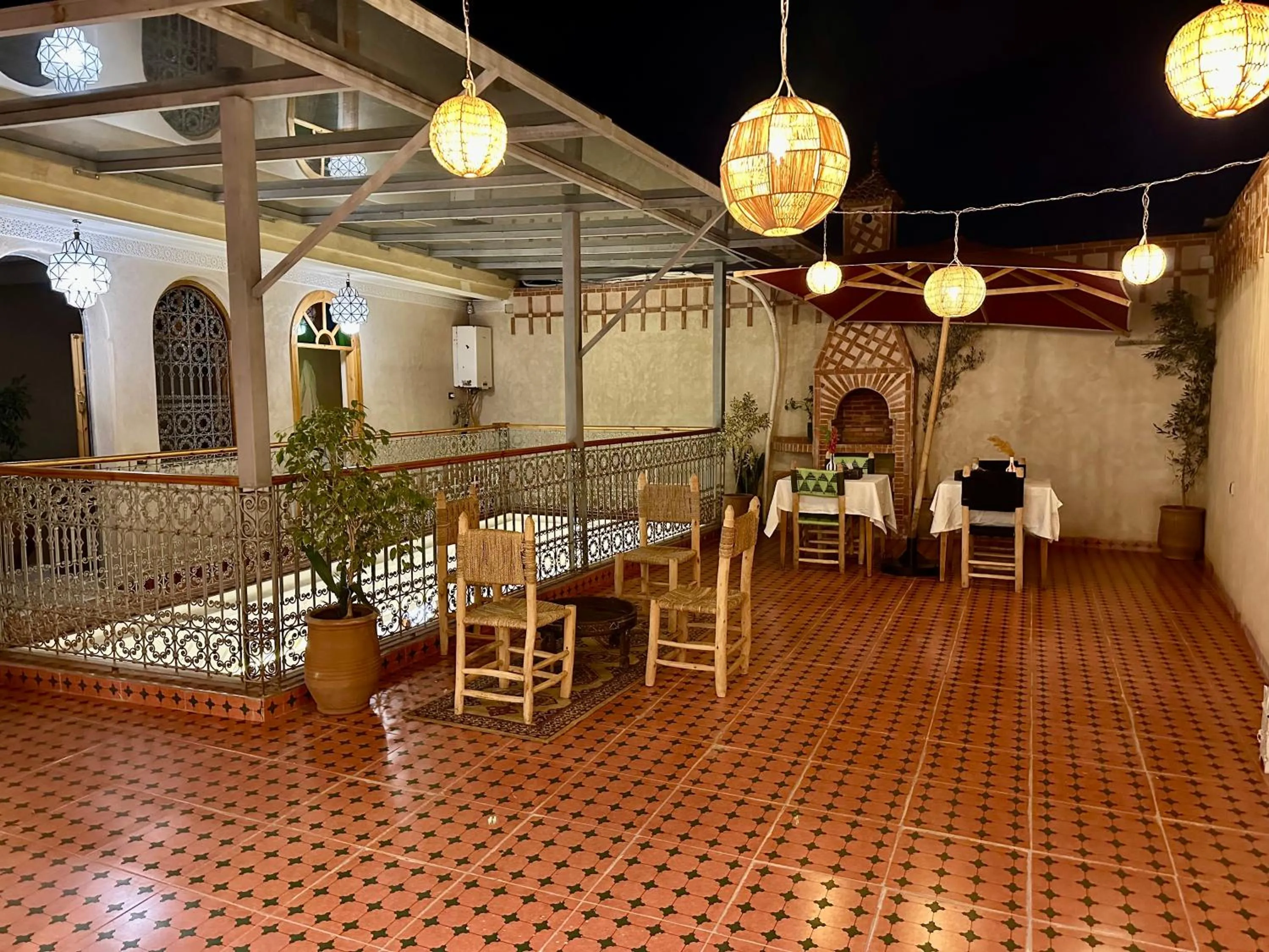 Patio in Riad Tislite & SPA