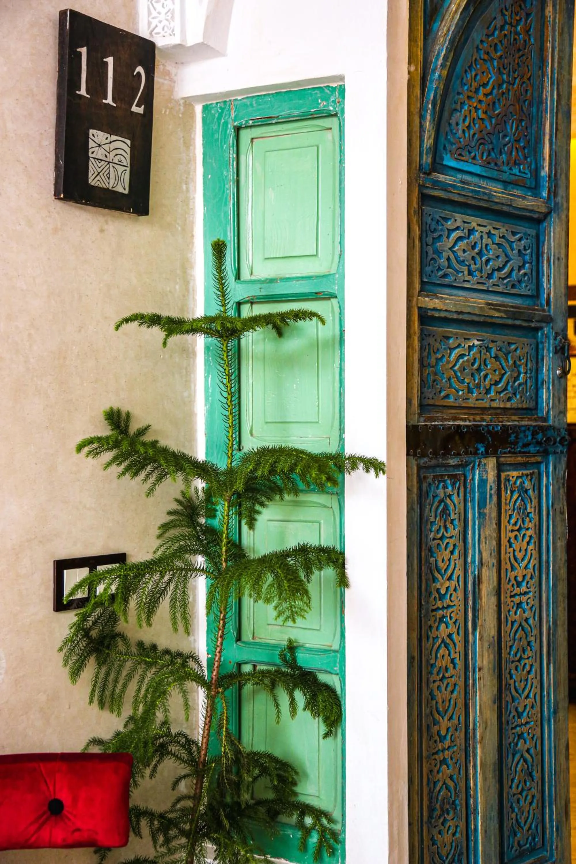 Decorative detail in Riad Tislite & SPA