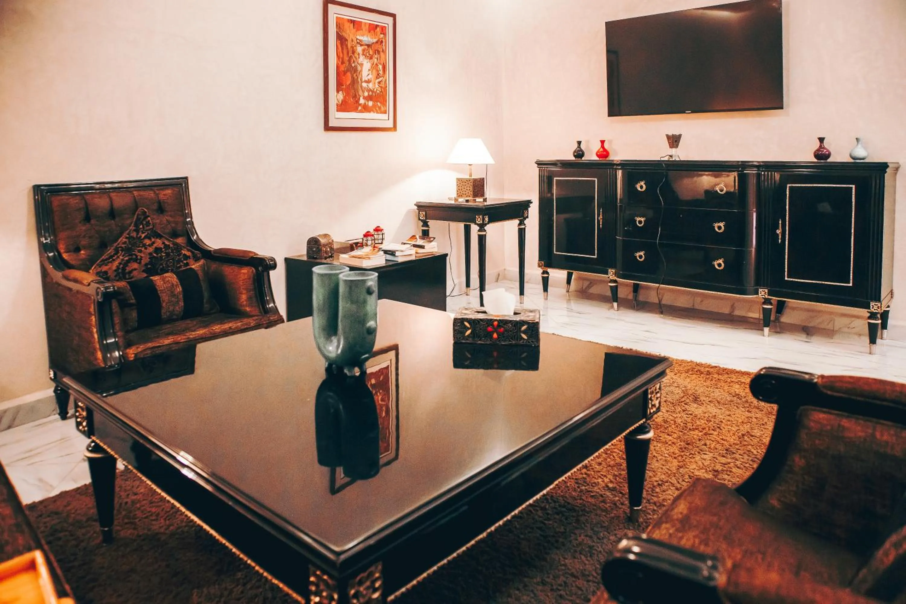 Living room in Riad Tislite & SPA