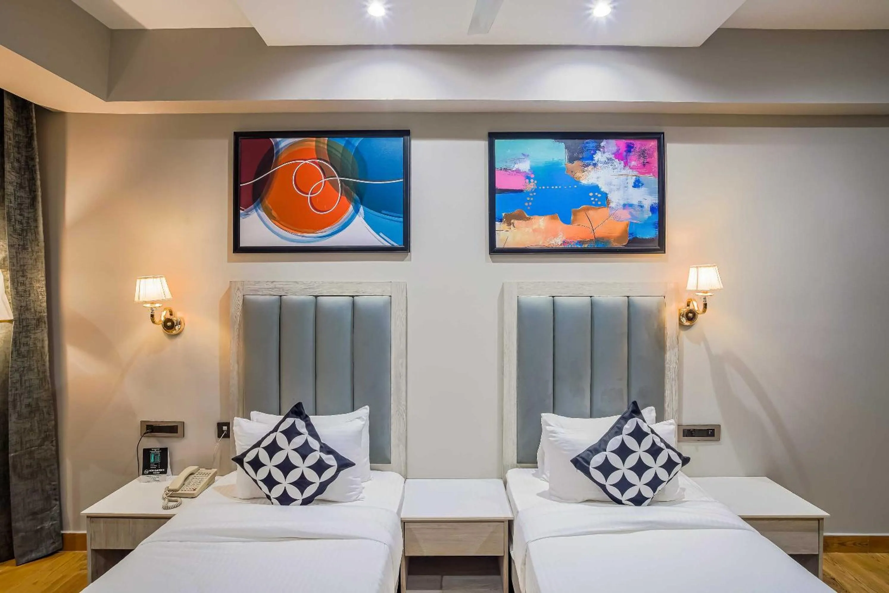 Bedroom, Bed in Clubhouse Hotel by CheckIn Chandigarh Mohali