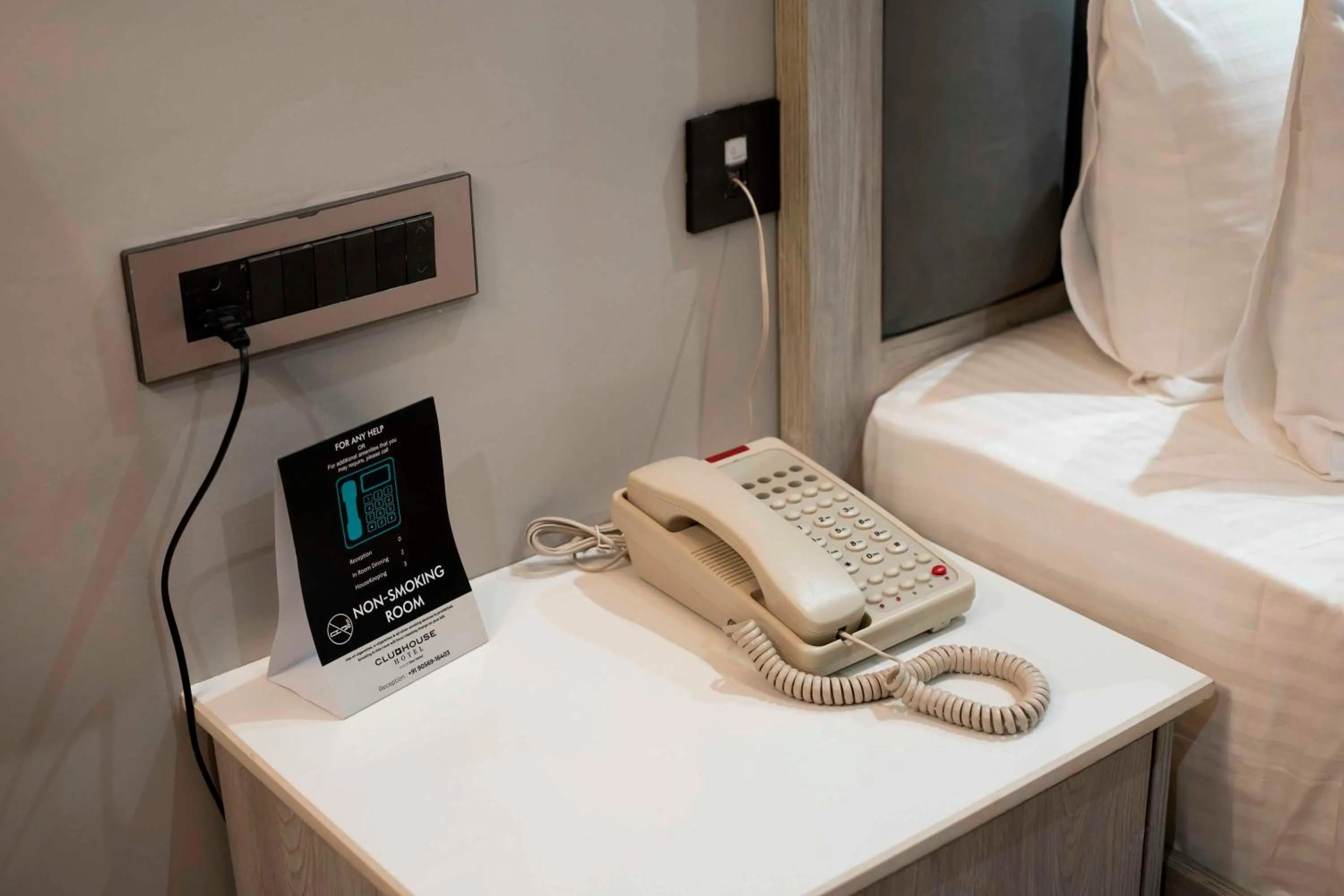 Bedroom, Bed in Clubhouse Hotel by CheckIn Chandigarh Mohali