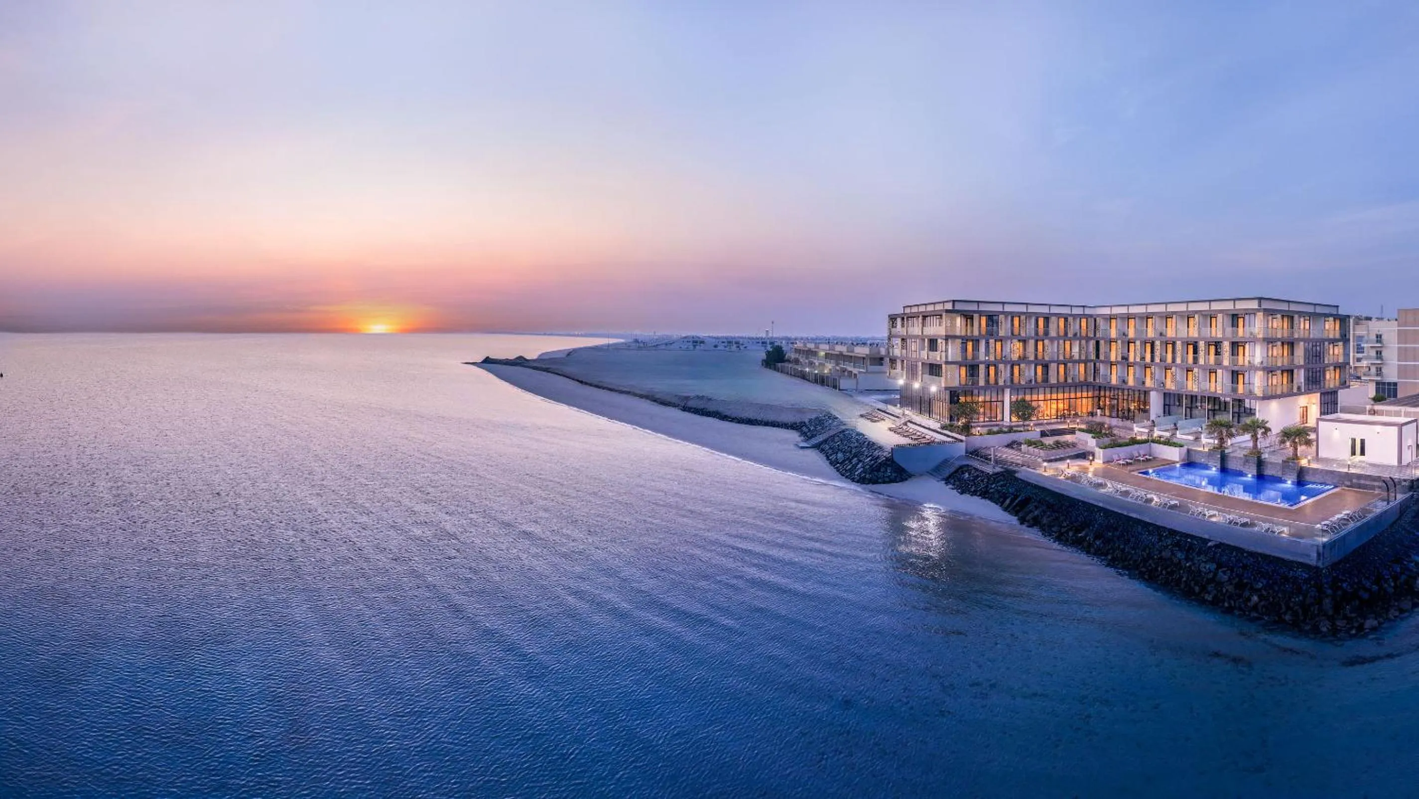 Property building in Beach Bay Hotel Mirfa