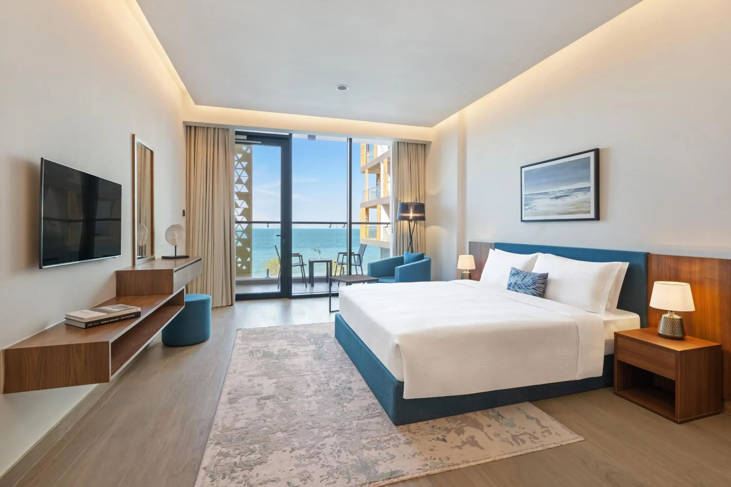 Sea View Studio with Balcony-King Bed - single occupancy in Beach Bay Hotel Mirfa Sea View Studio with Balcony-King Bed - single occupancy in Beach Bay Hotel Mirfa