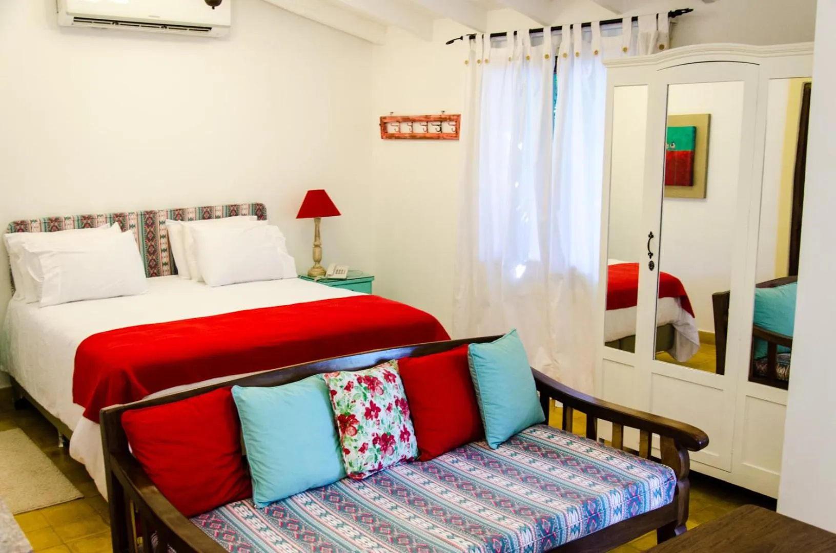 Bed in La Casona Hotel Boutique