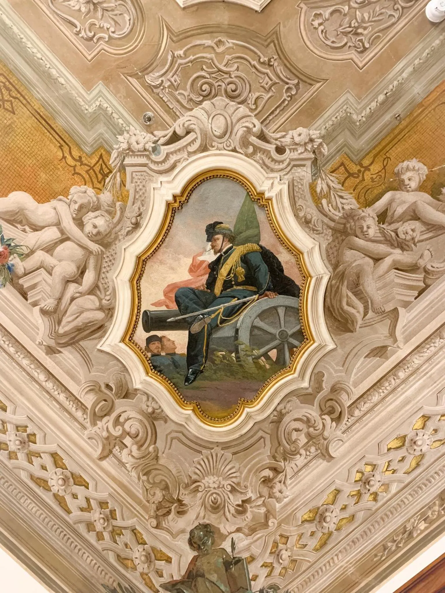 Decorative detail in Hotel Ai Cavalieri di Venezia
