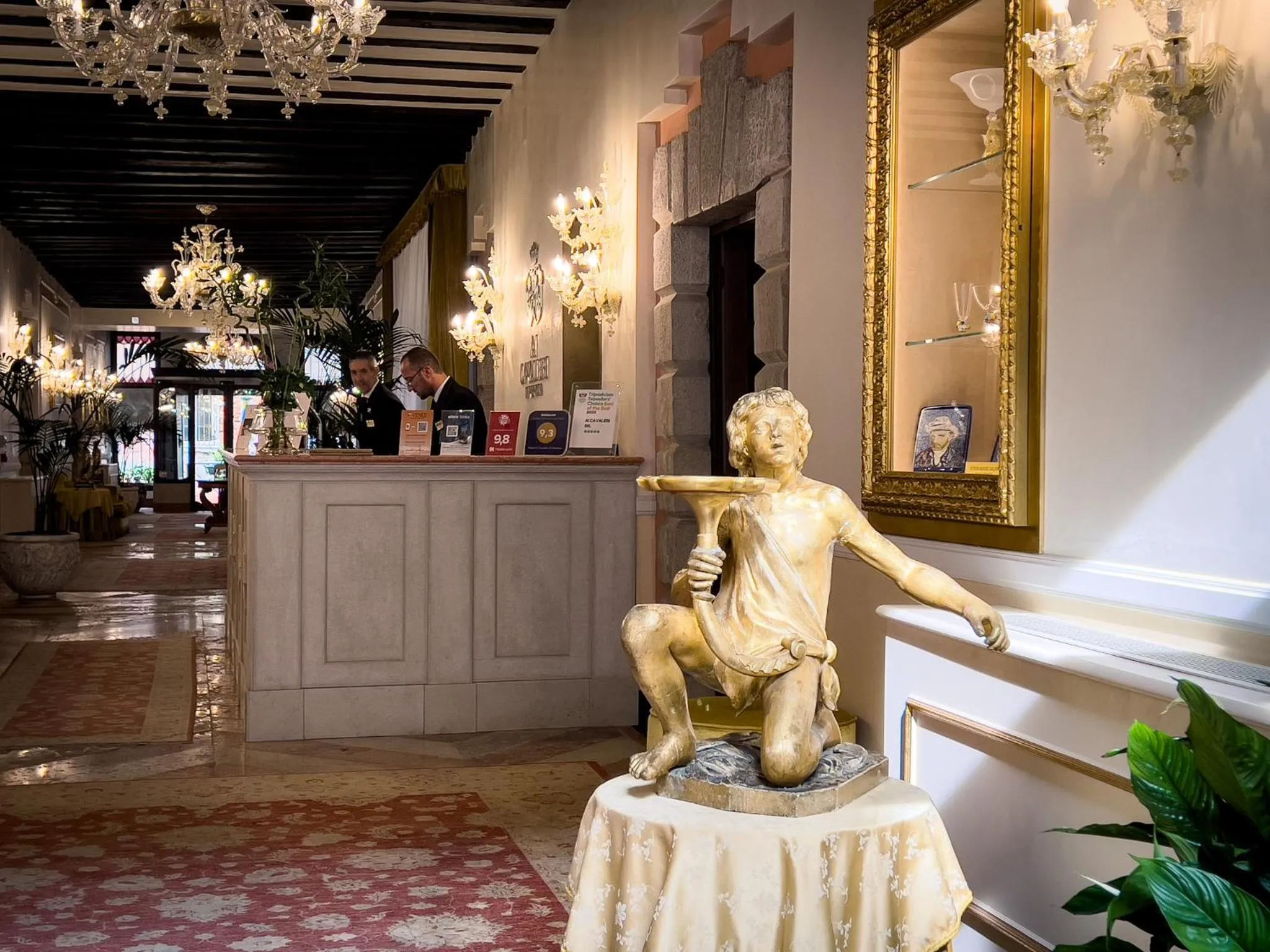 Lobby or reception in Hotel Ai Cavalieri di Venezia