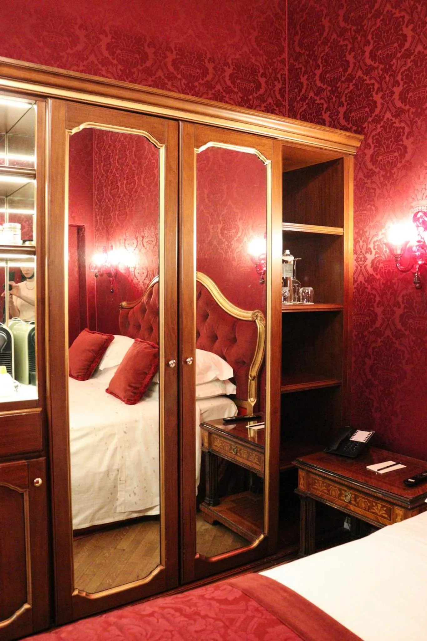 Bed in Hotel Ai Cavalieri di Venezia