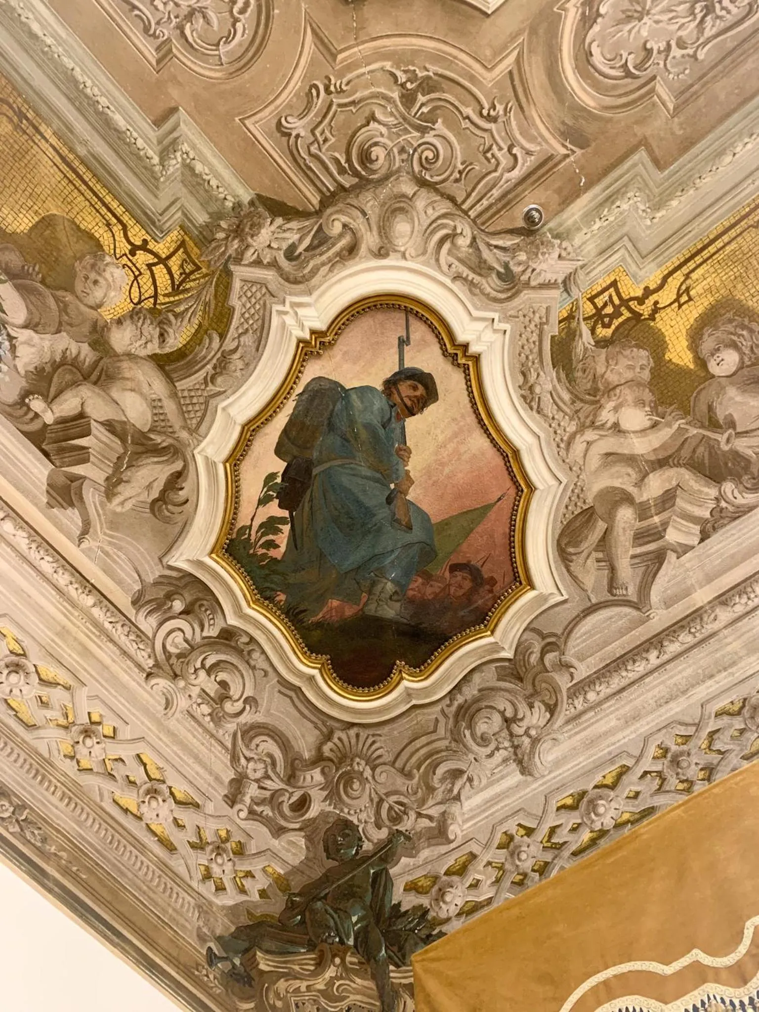 Decorative detail in Hotel Ai Cavalieri di Venezia