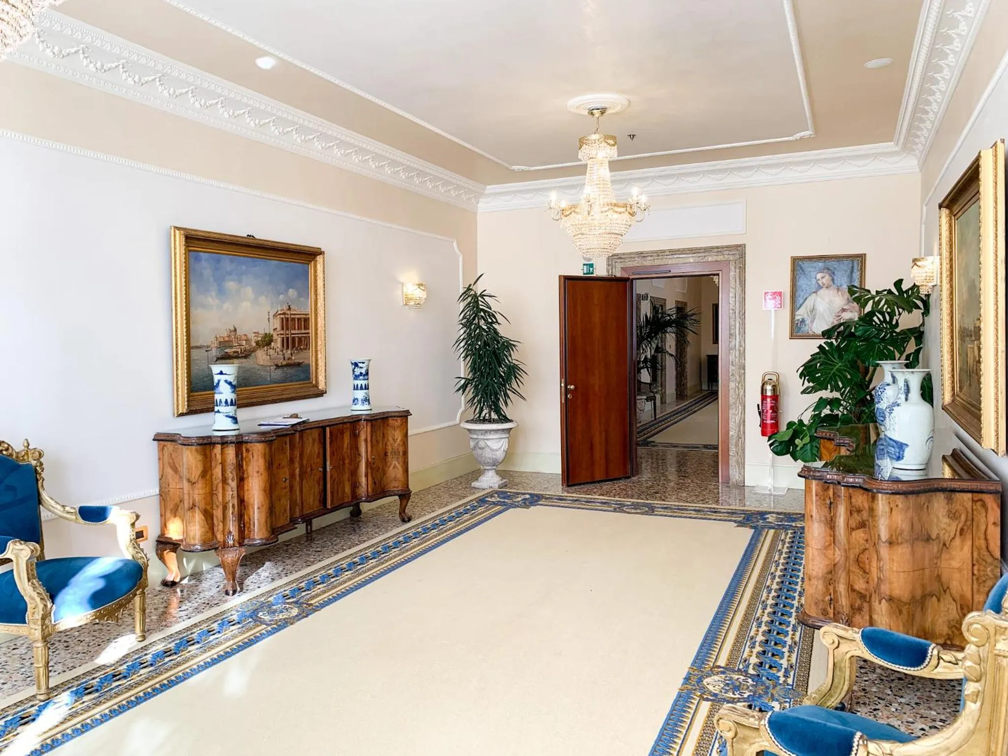 Decorative detail in Hotel Ai Cavalieri di Venezia