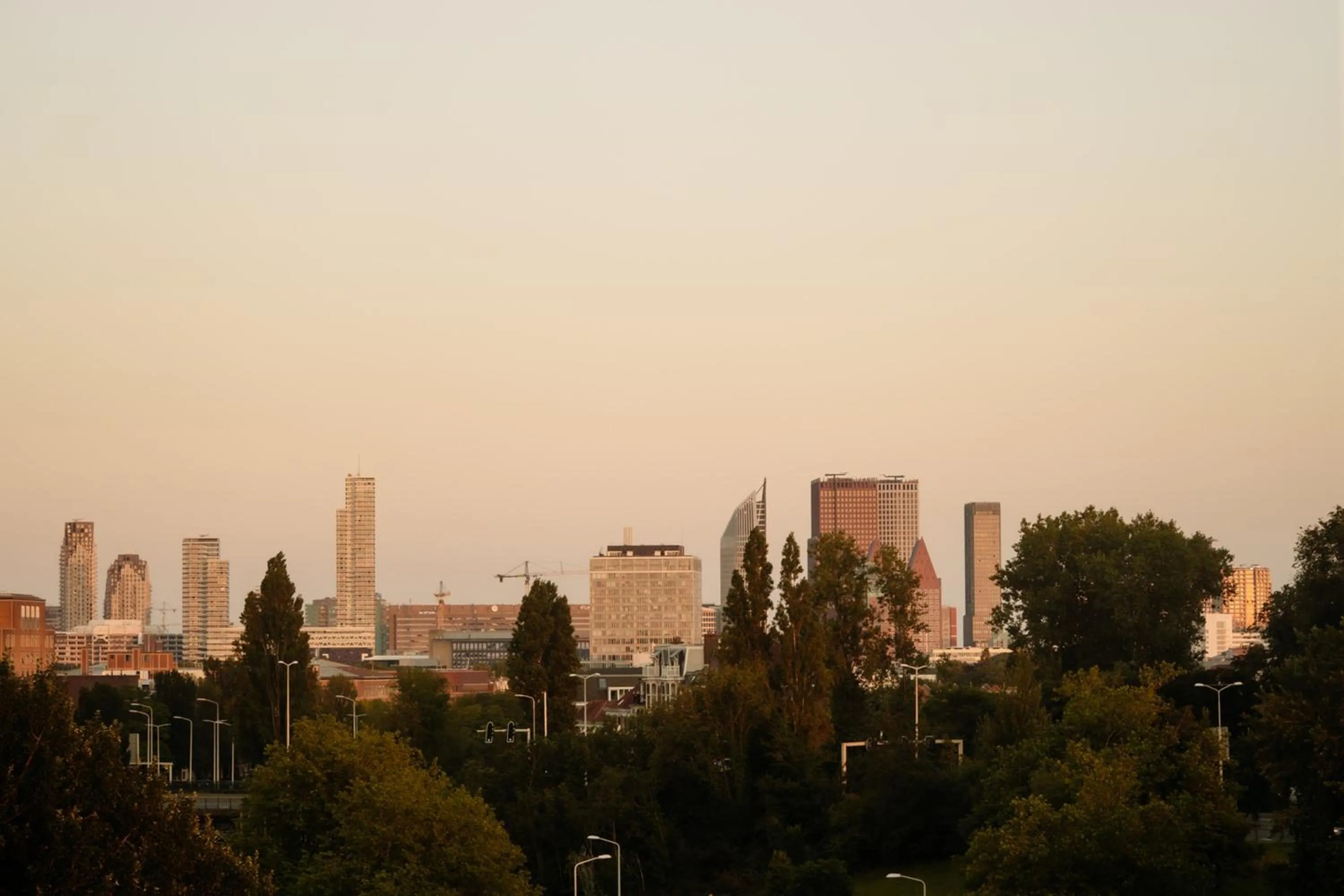 City view in De Plesman Hotel The Hague