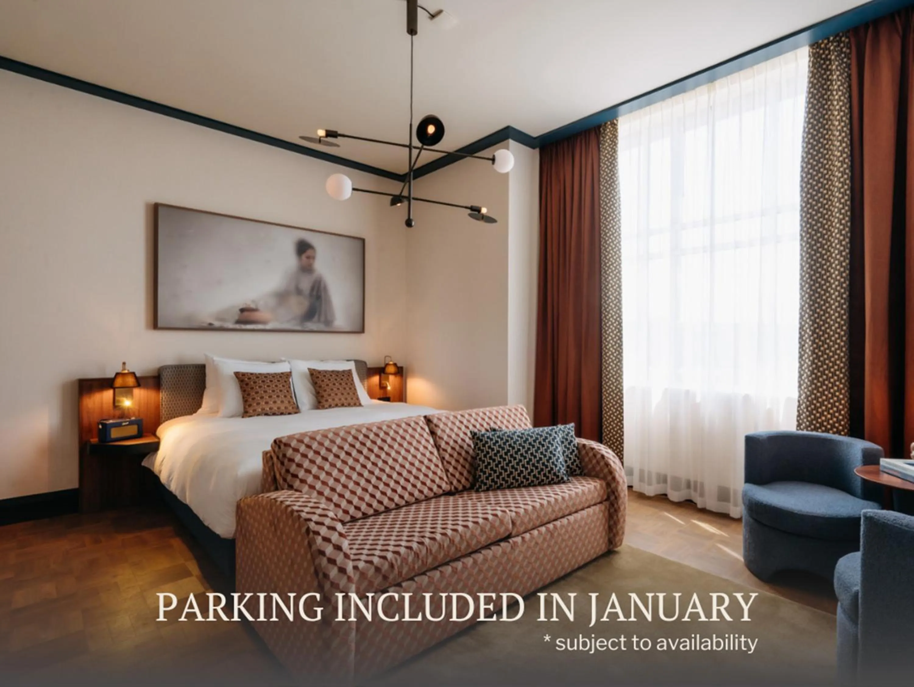 Parking, Bed in De Plesman Hotel The Hague
