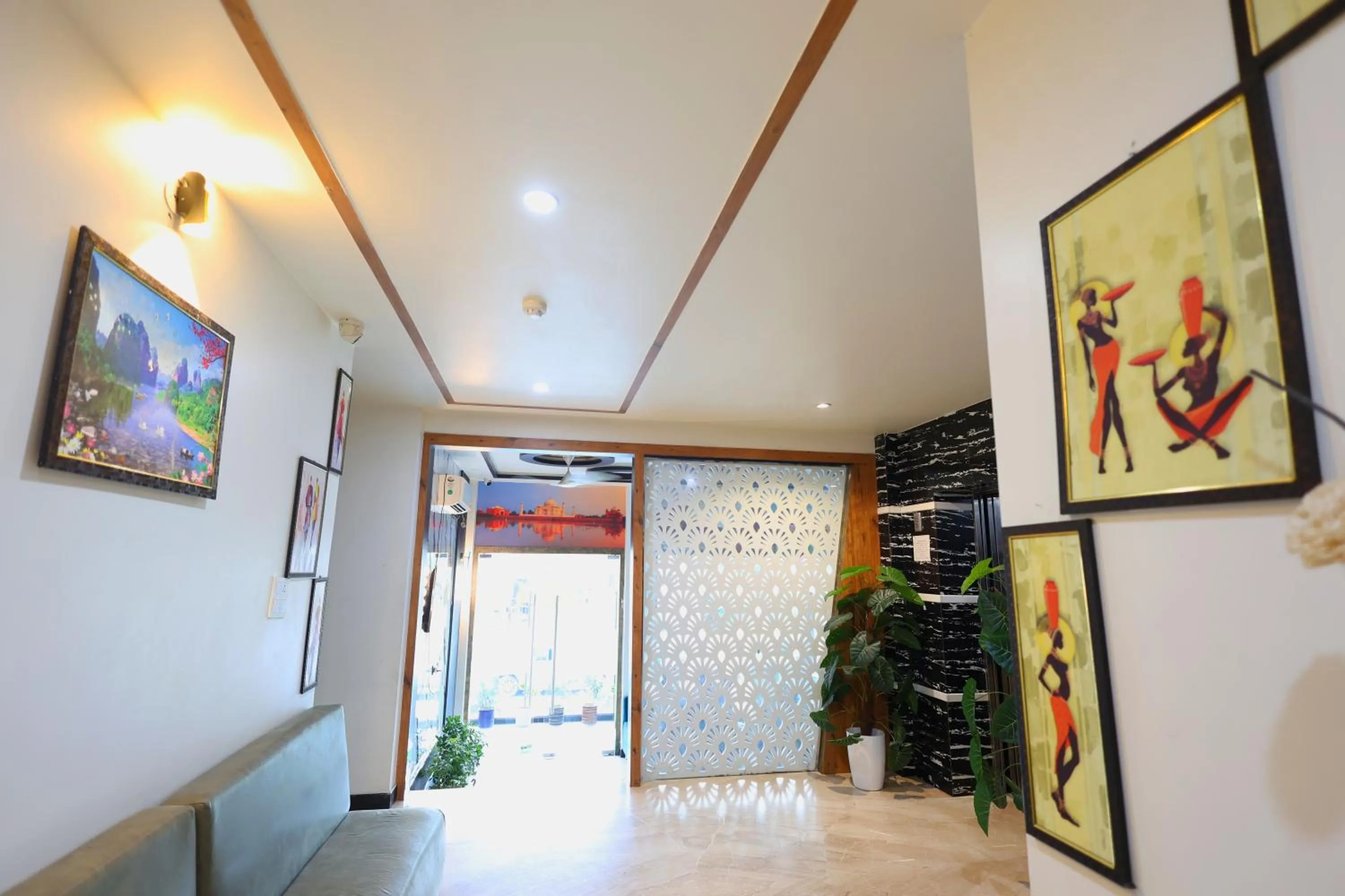 View (from property/room) in The Crown Hotel Agra near Taj Mahal & Restaurant