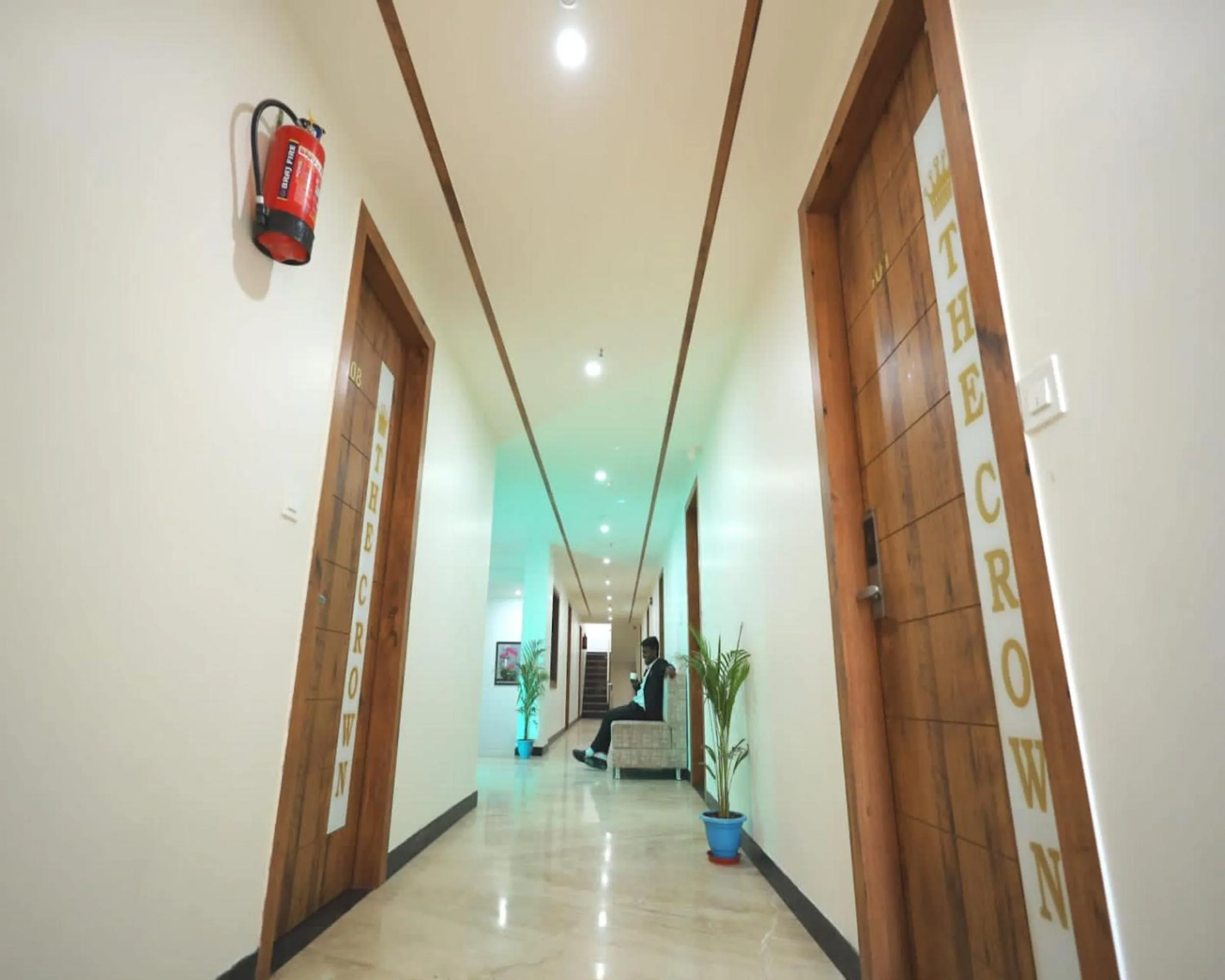 Property building in The Crown Hotel Agra near Taj Mahal & Restaurant