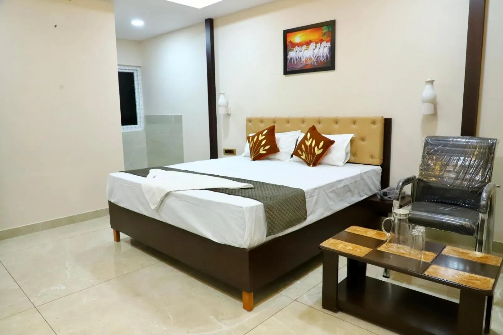 Bed in Gokulam Grand