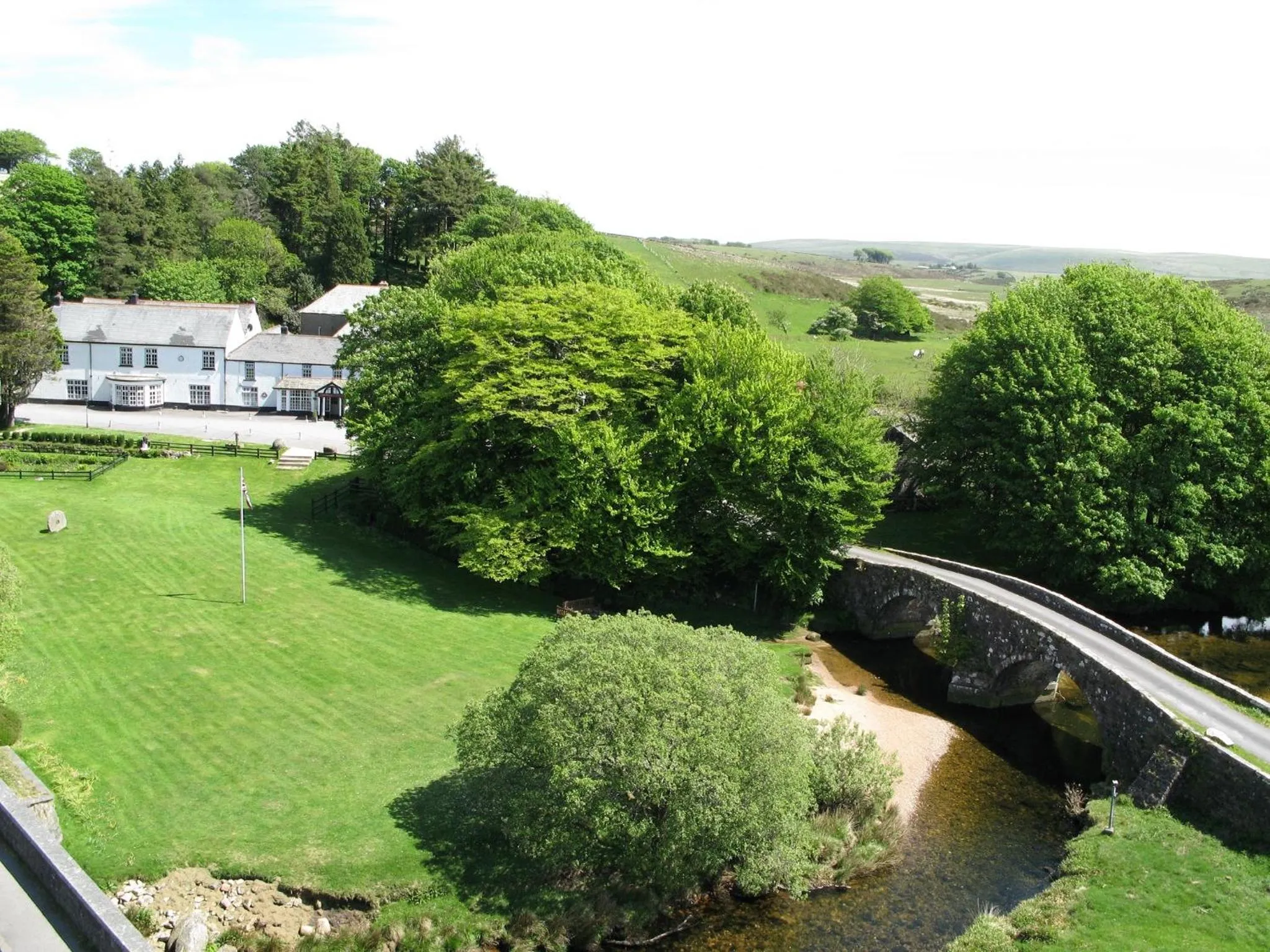 Bird's eye view in Two Bridges Hotel