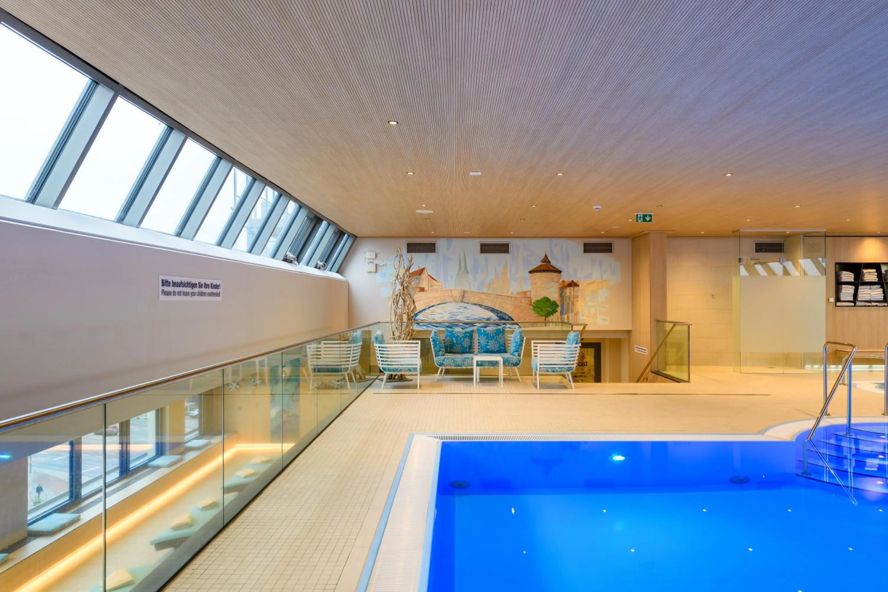 Pool view in Novotel Nürnberg Centre Ville