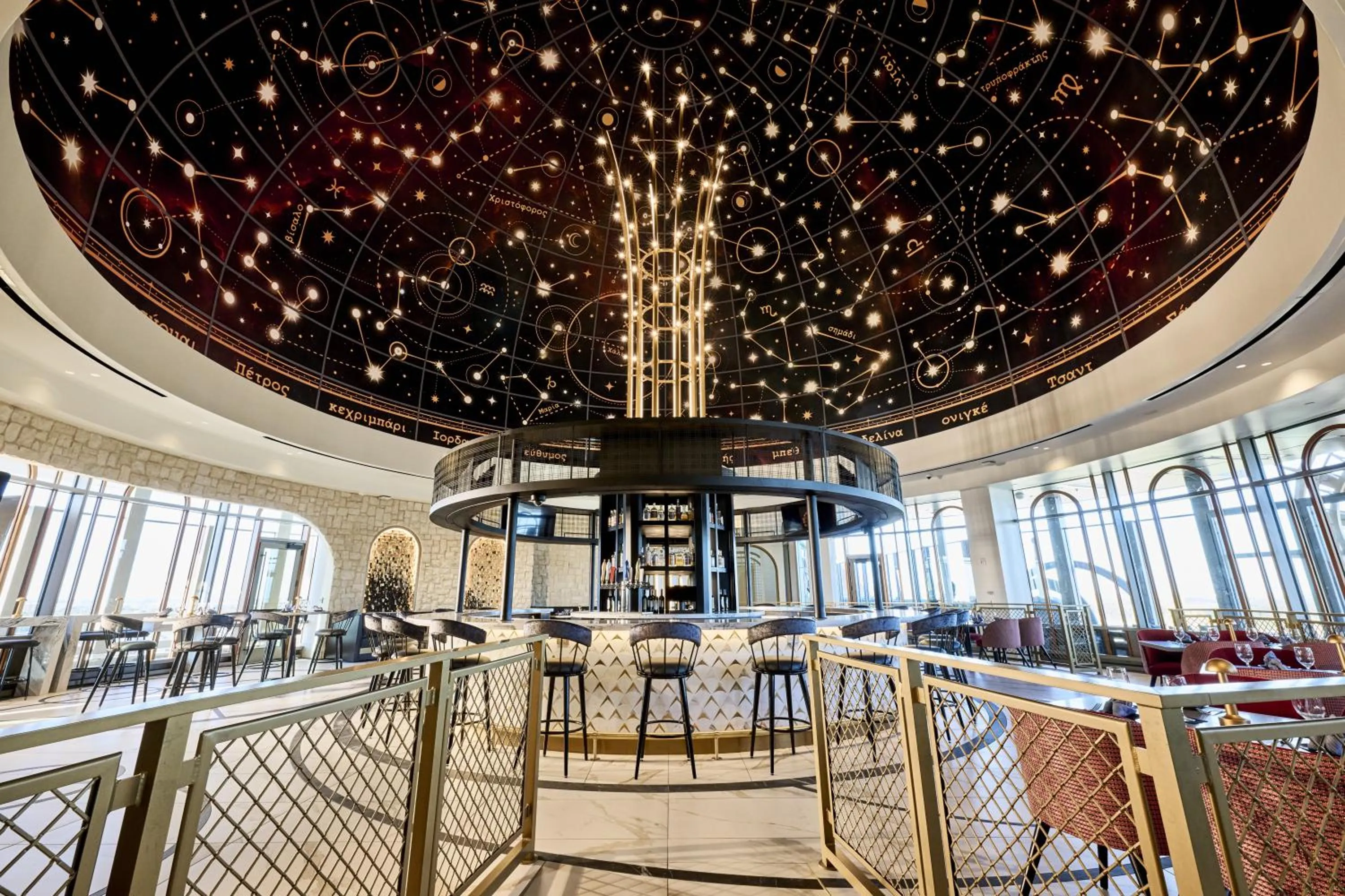 Lounge or bar in Universal's Helios Grand Hotel, a Loews Hotel