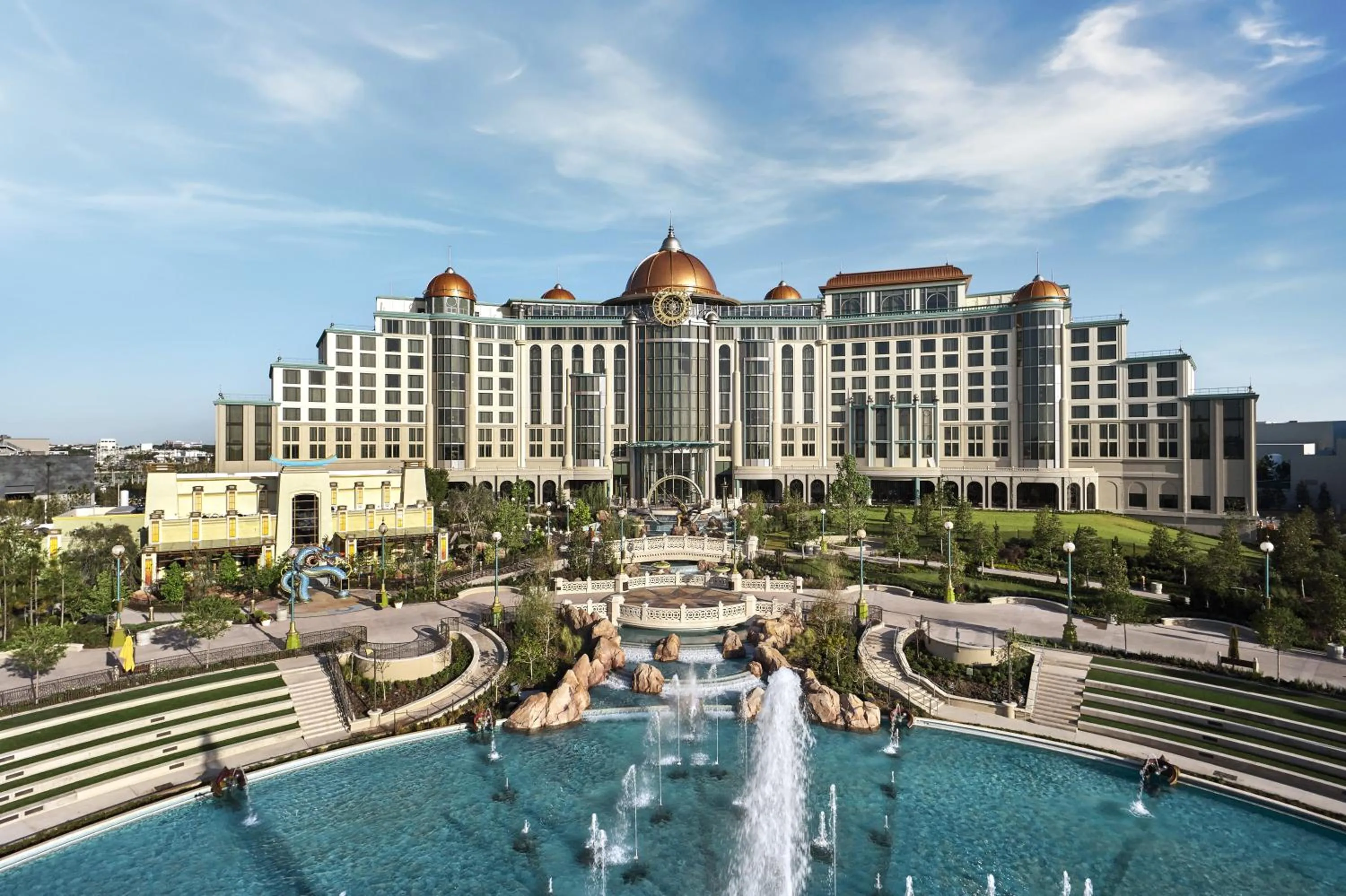 Property building in Universal's Helios Grand Hotel, a Loews Hotel