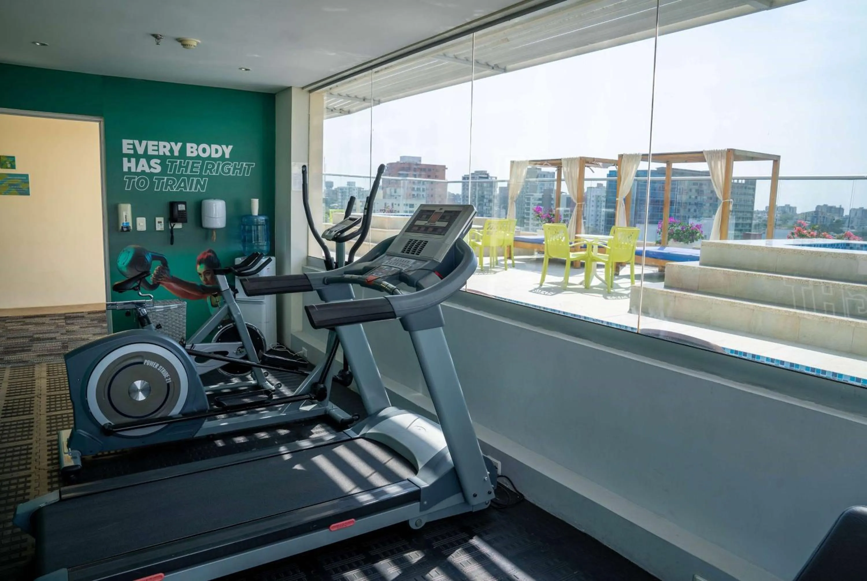 Fitness centre/facilities in Wyndham Garden Barranquilla