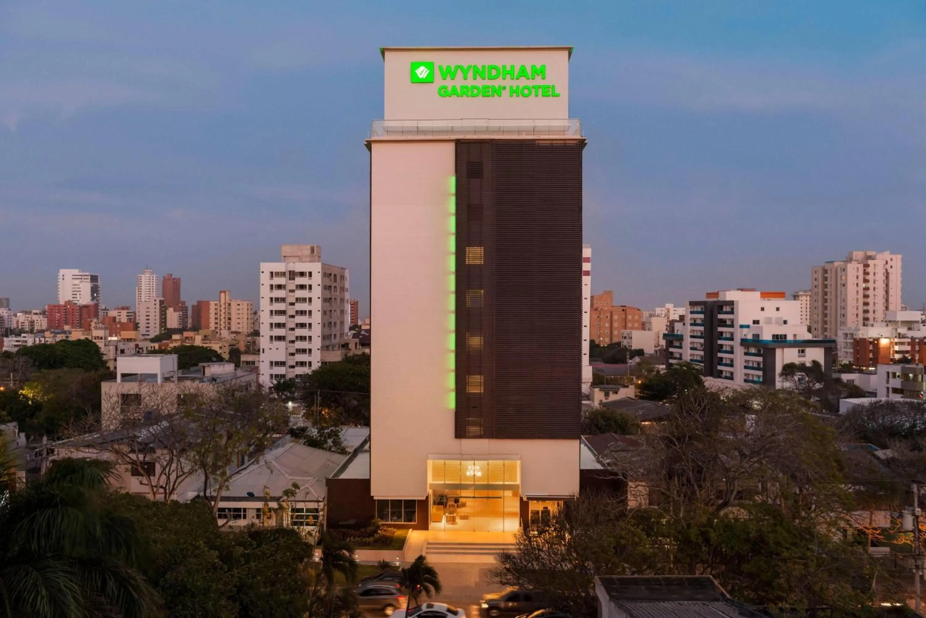 Property building in Wyndham Garden Barranquilla