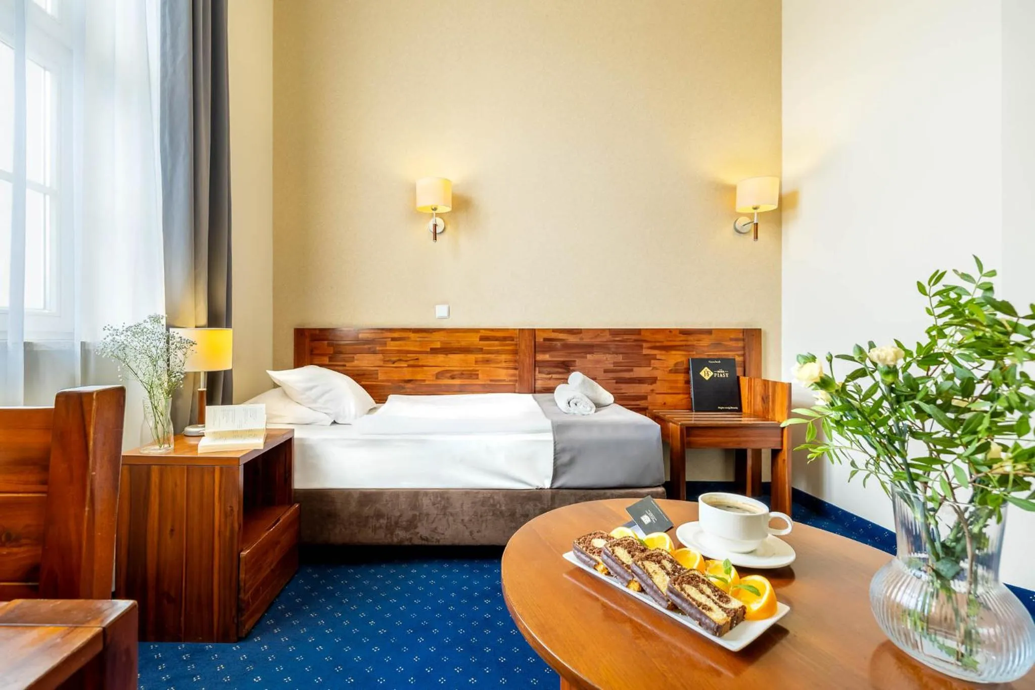 Bed in Hotel Piast Wrocław Centrum