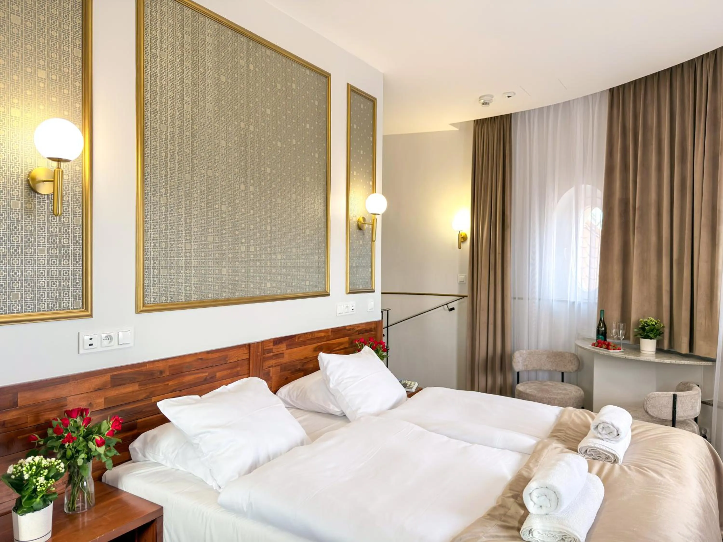 Photo of the whole room, Bed in Hotel Piast Wrocław Centrum