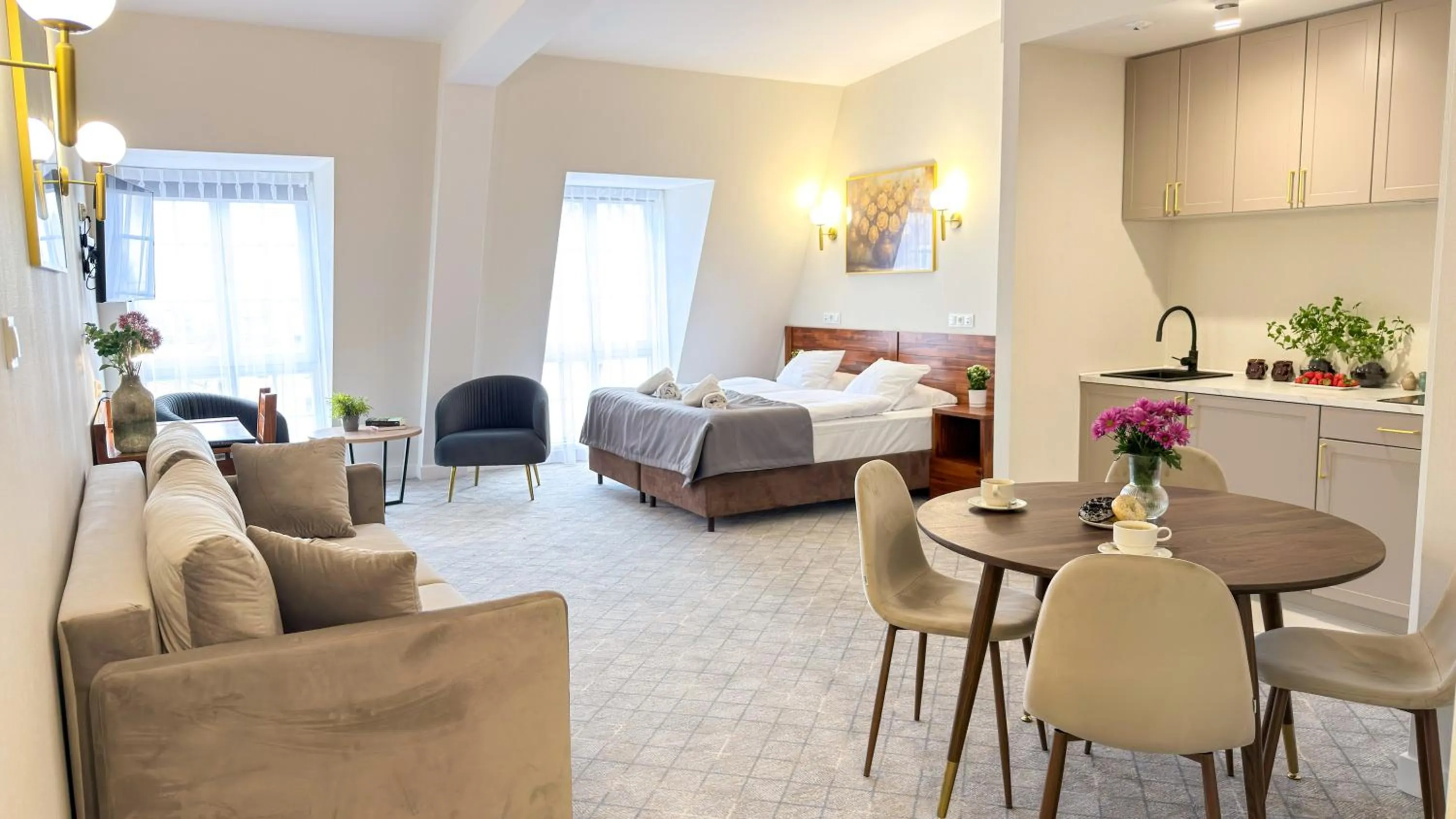 Bed in Hotel Piast Wrocław Centrum