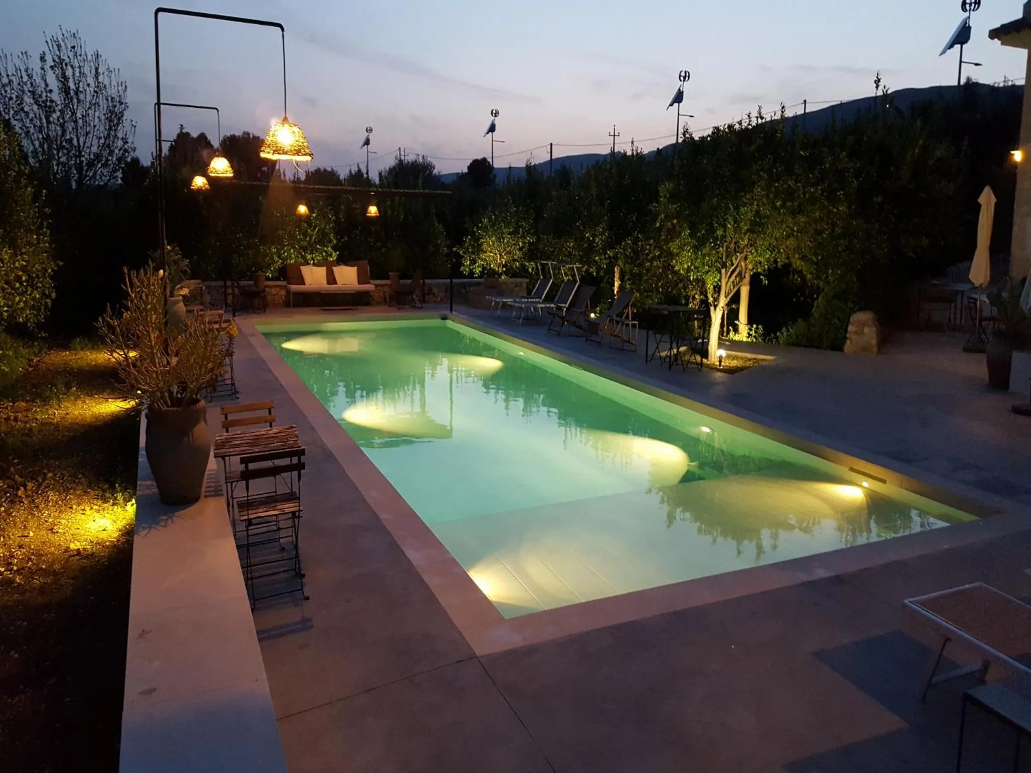 Swimming pool in Tenuta Don Paolino