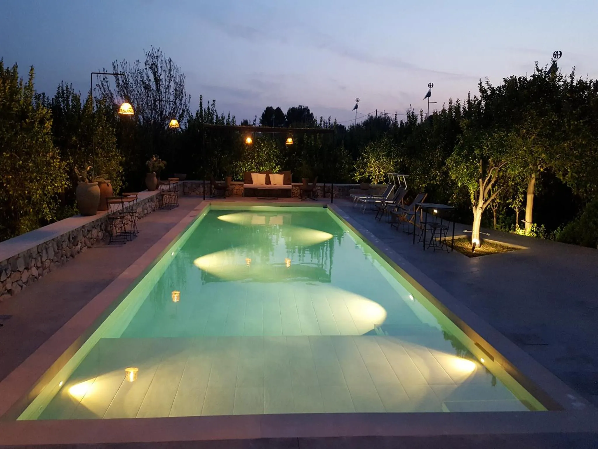 Swimming pool in Tenuta Don Paolino